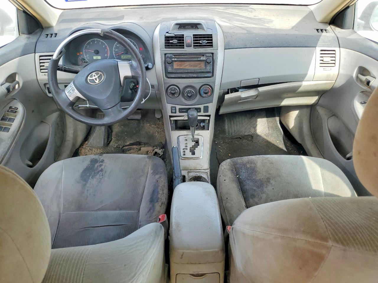2012 Toyota Corolla Le White vin: 5YFBU4EE1CP056340