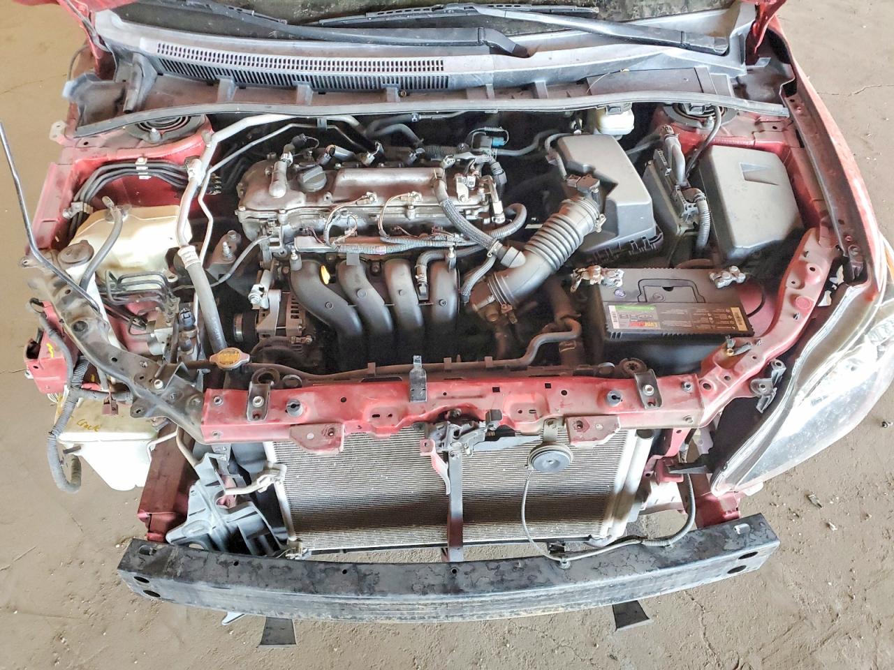 2012 Toyota Corolla Le Red vin: 5YFBU4EE1CP056533