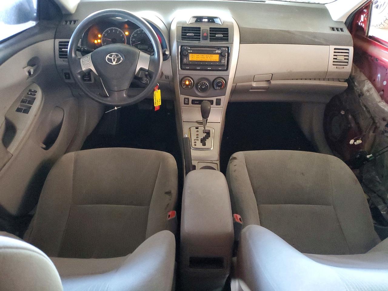 2012 Toyota Corolla Le Red vin: 5YFBU4EE1CP056533