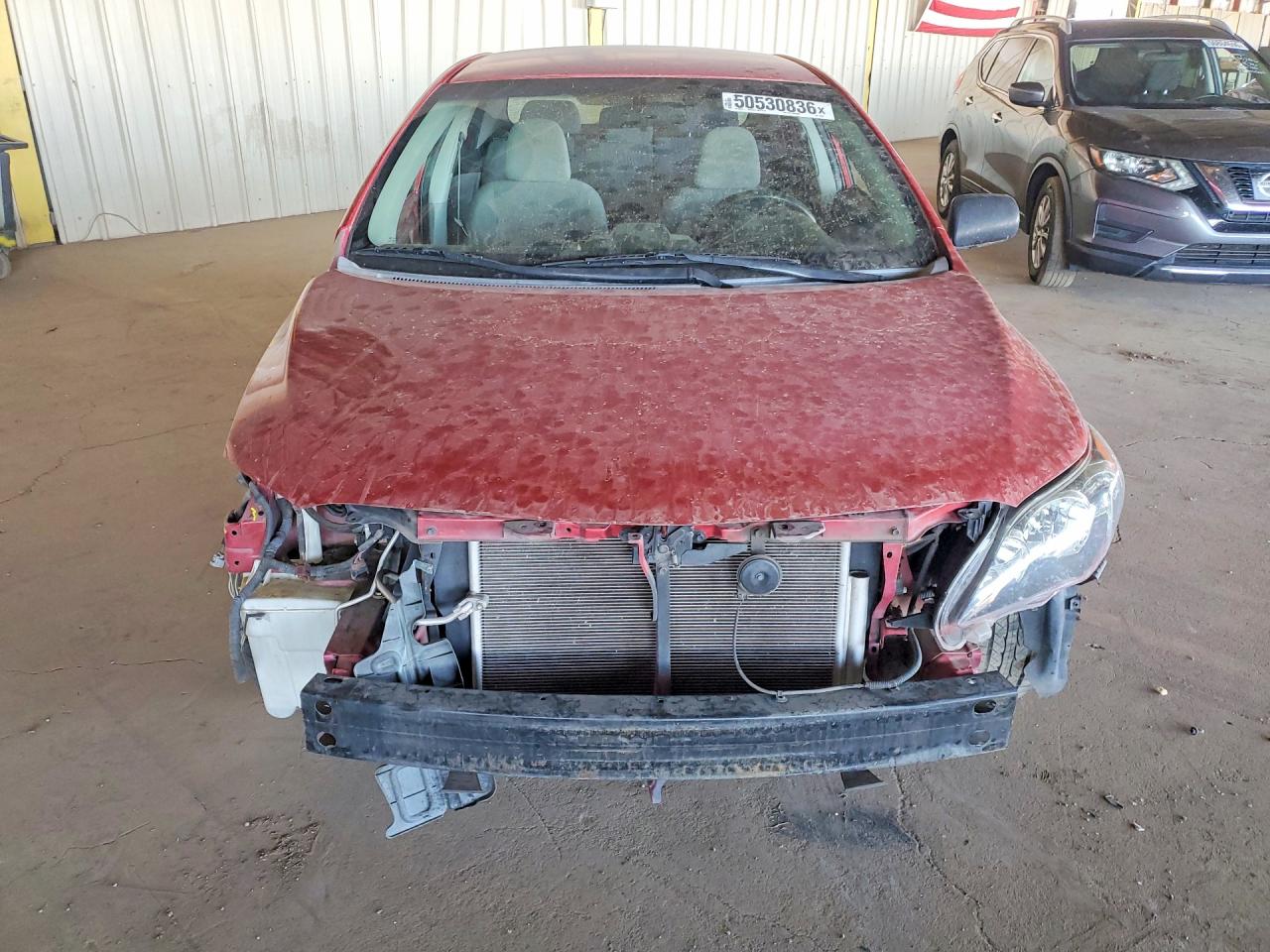 2012 Toyota Corolla Le Red vin: 5YFBU4EE1CP056533