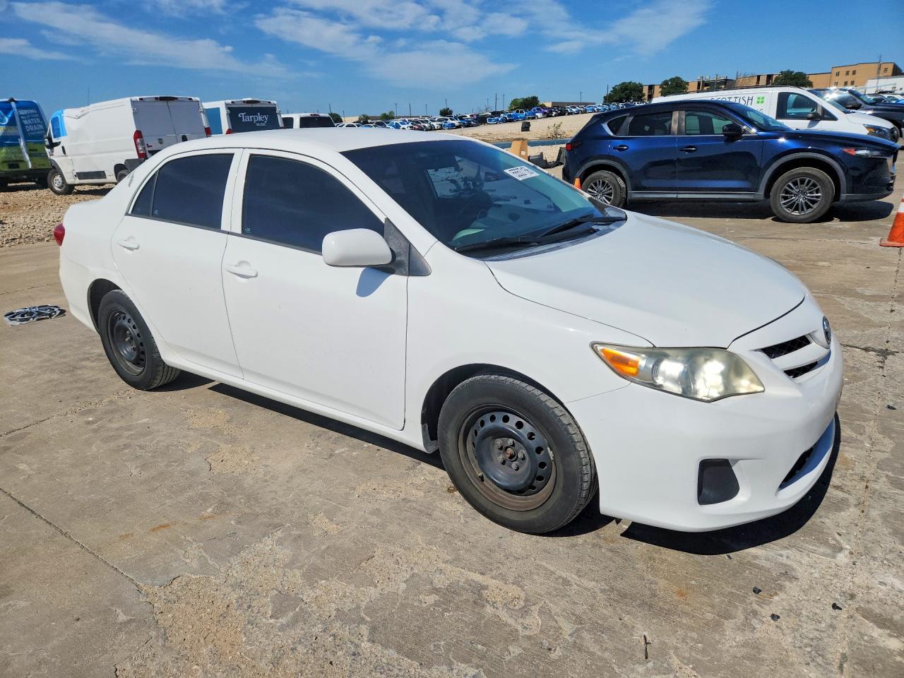 2012 Toyota Corolla L White vin: 5YFBU4EE1CP062817