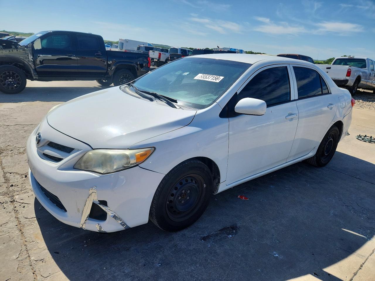 2012 Toyota Corolla L White vin: 5YFBU4EE1CP062817