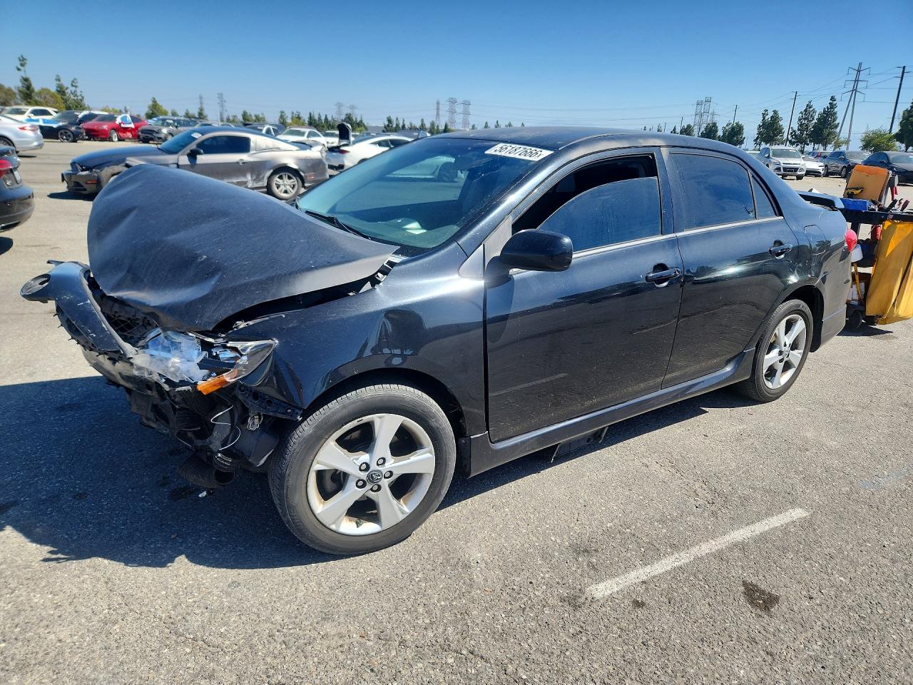 2012 Toyota Corolla S Black vin: 5YFBU4EE1CP064034