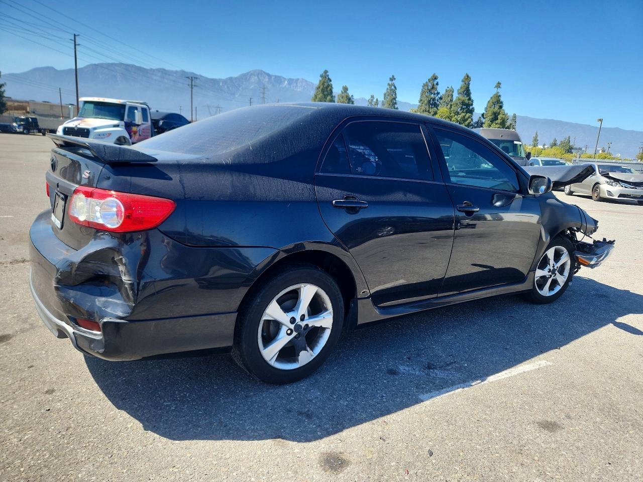 2012 Toyota Corolla S Black vin: 5YFBU4EE1CP064034