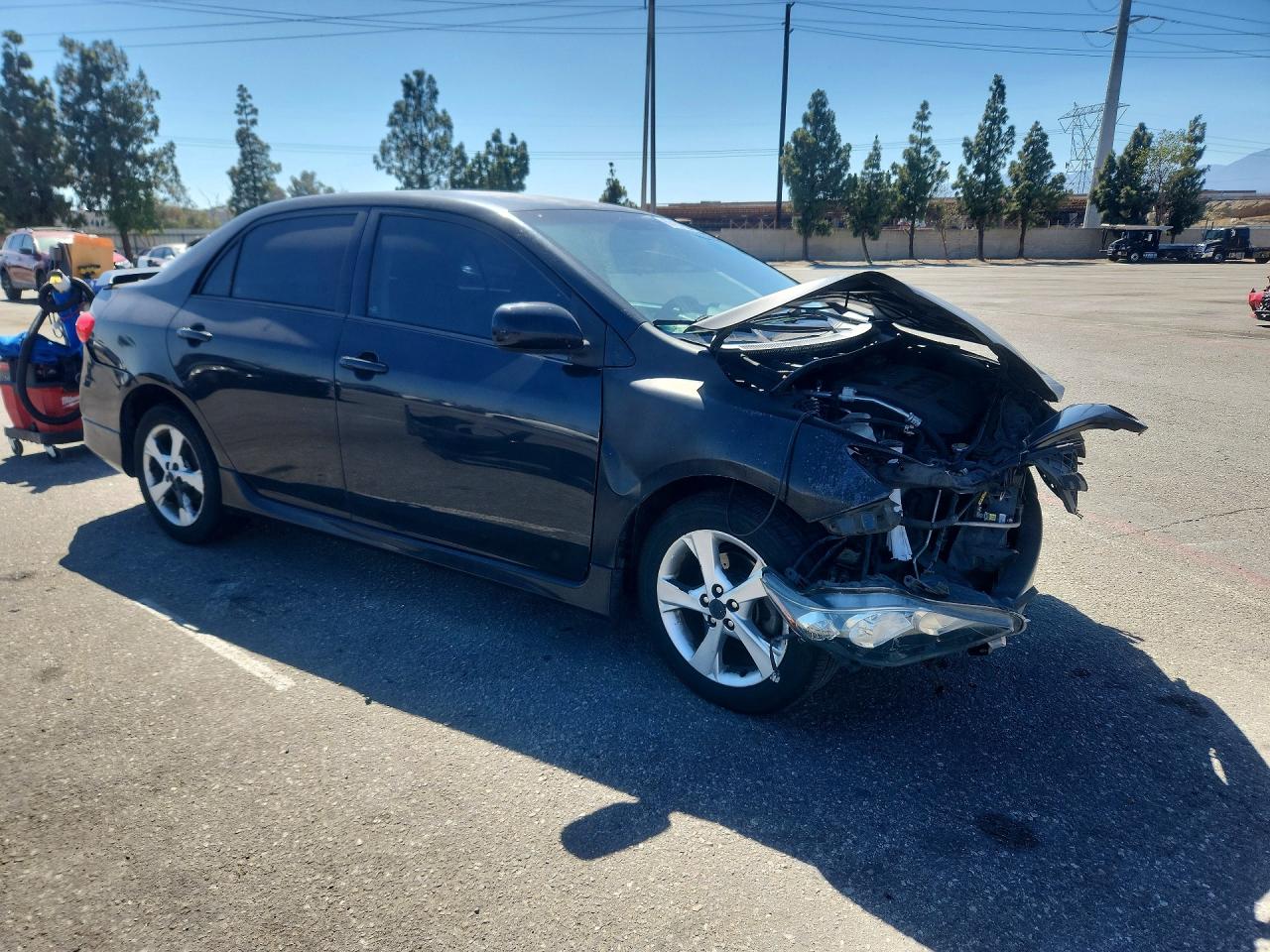 2012 Toyota Corolla S Black vin: 5YFBU4EE1CP064034