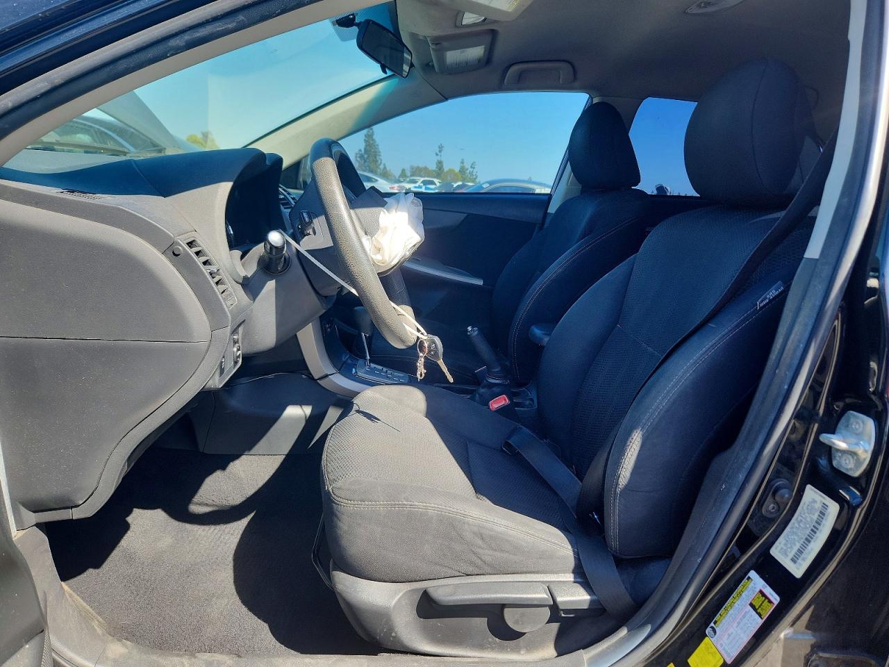 2012 Toyota Corolla S Black vin: 5YFBU4EE1CP064034