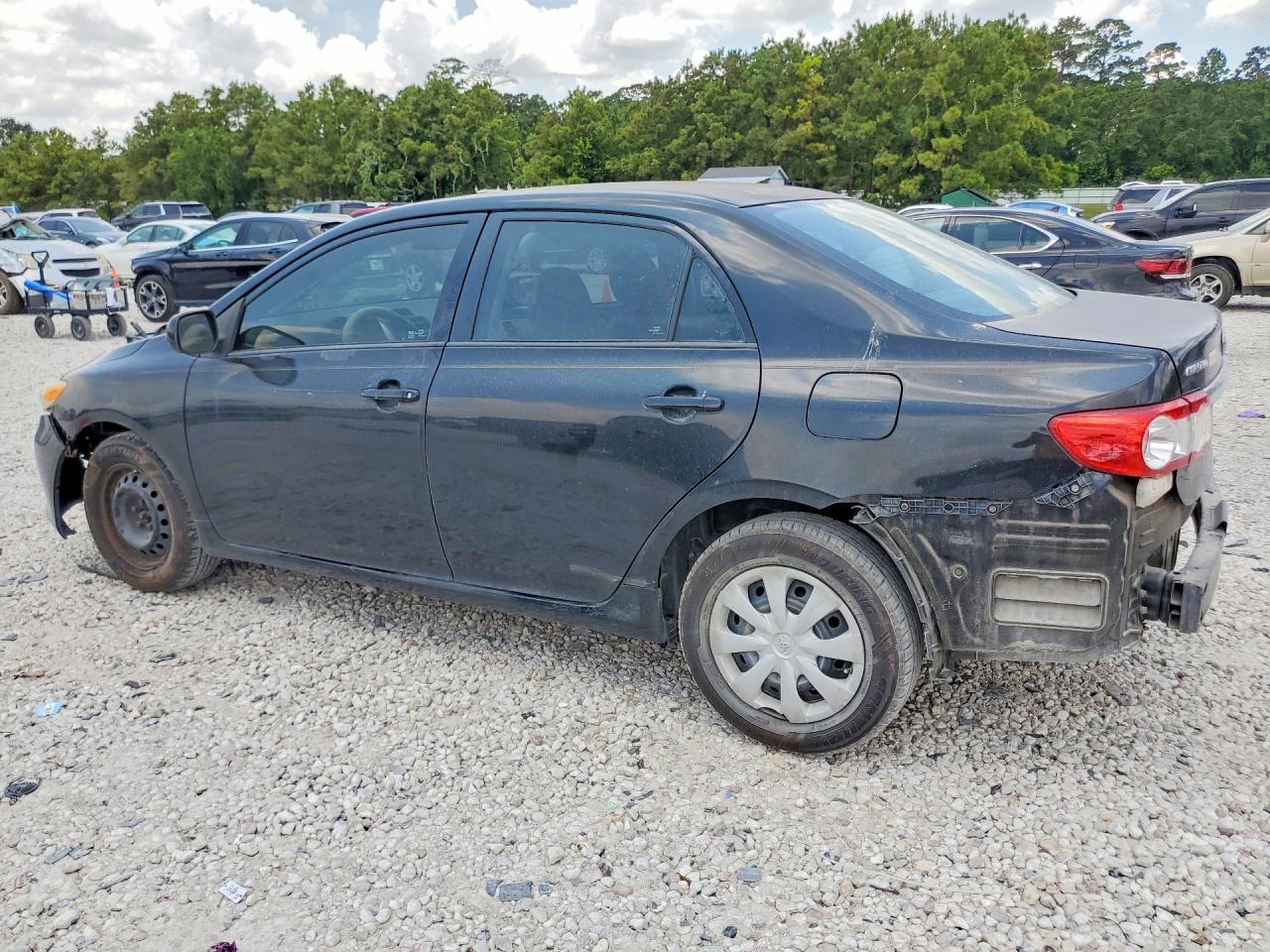 2012 Toyota Corolla L Black vin: 5YFBU4EE1CP065121