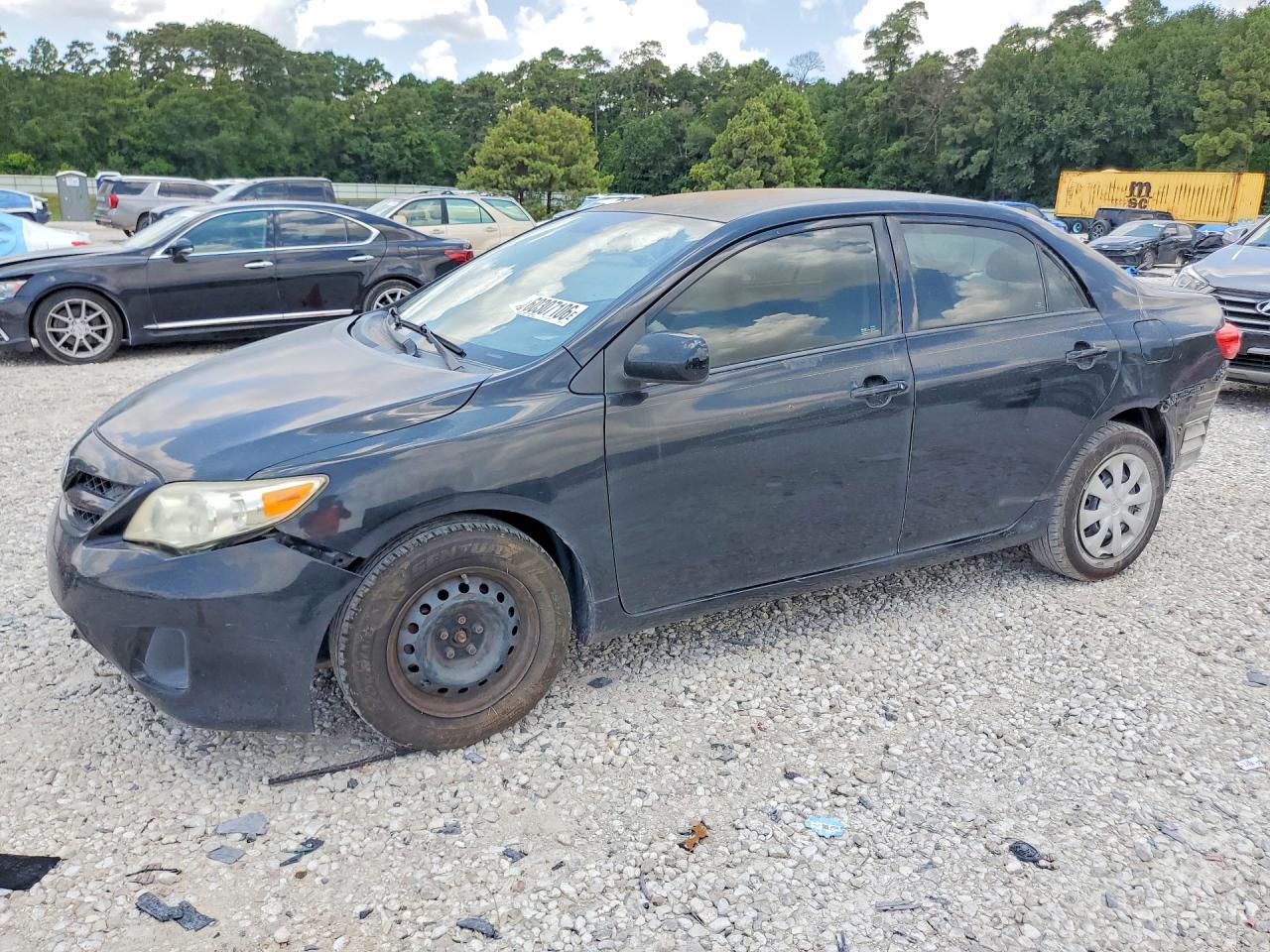 2012 Toyota Corolla L Black vin: 5YFBU4EE1CP065121