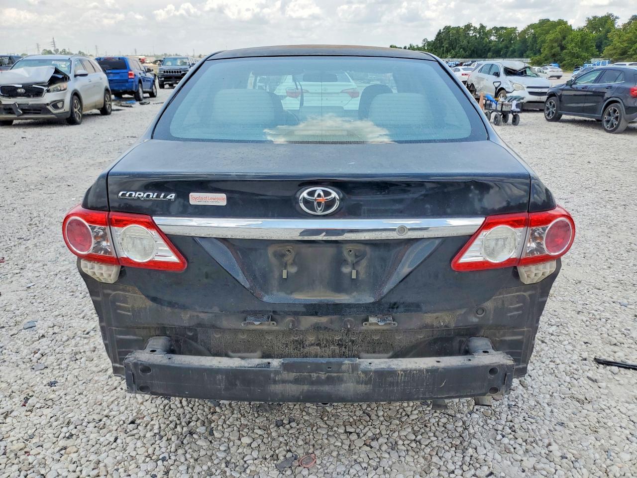 2012 Toyota Corolla L Black vin: 5YFBU4EE1CP065121