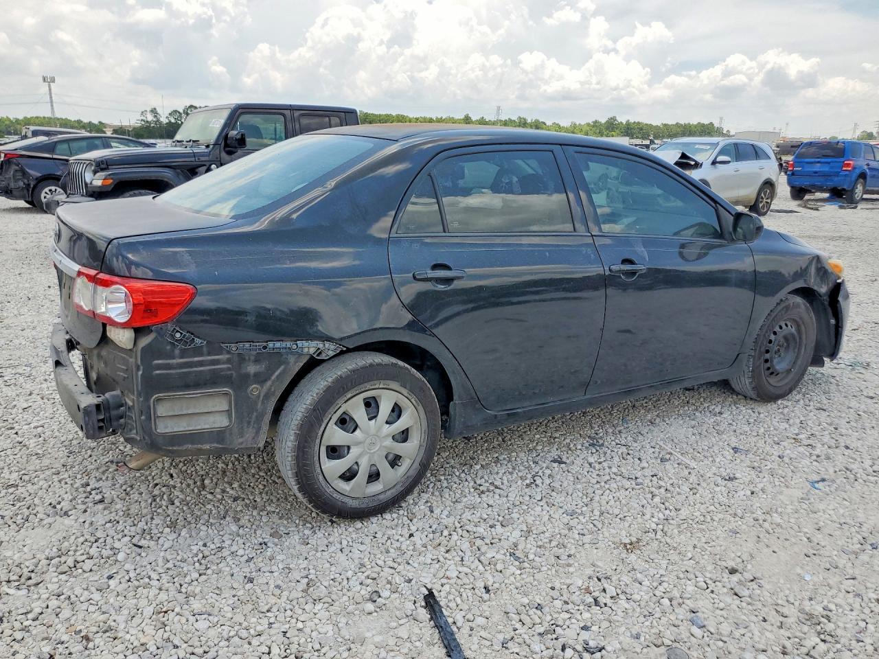 2012 Toyota Corolla L Black vin: 5YFBU4EE1CP065121
