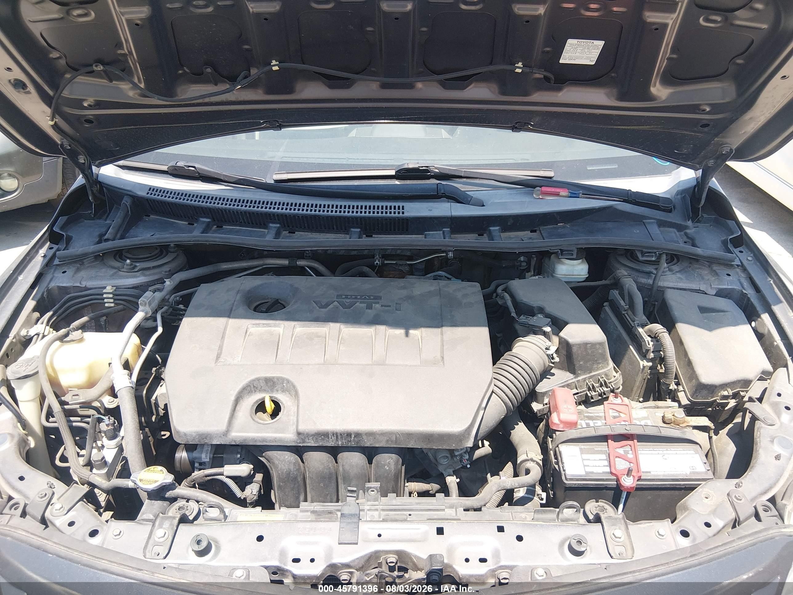 2013 Toyota Corolla L Gray vin: 5YFBU4EE1DP083068