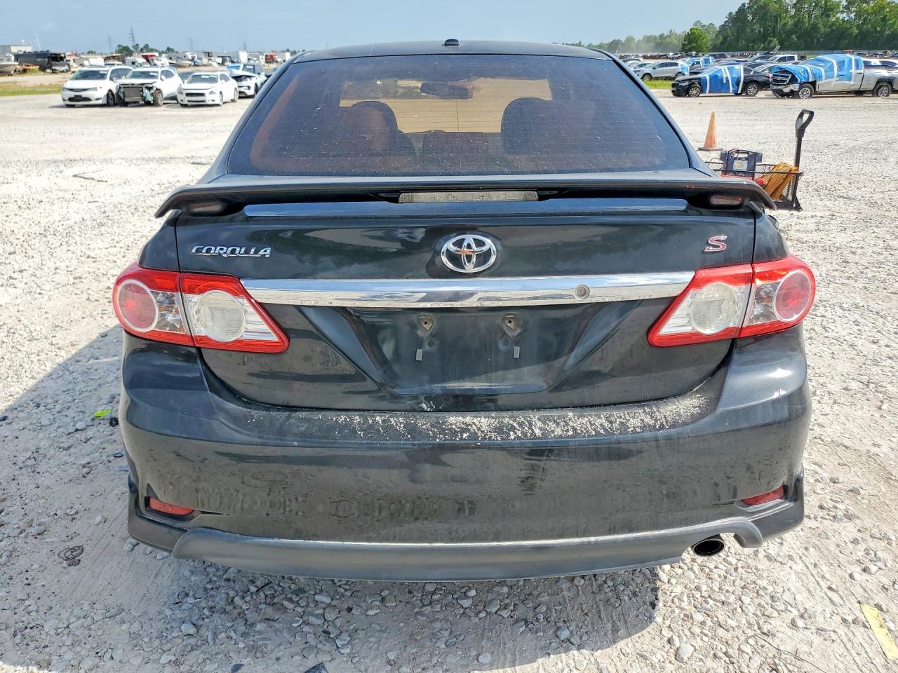 2013 Toyota Corolla S Black vin: 5YFBU4EE1DP084057