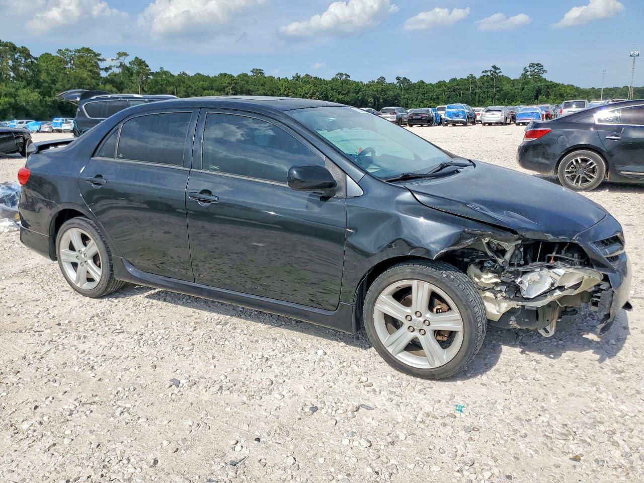 2013 Toyota Corolla S Black vin: 5YFBU4EE1DP084057