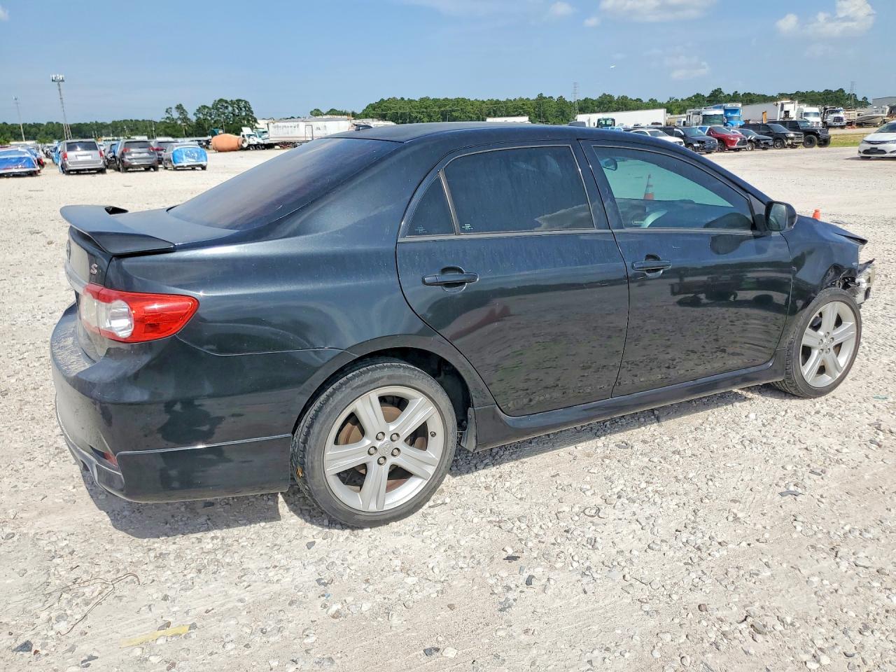 2013 Toyota Corolla S Black vin: 5YFBU4EE1DP084057