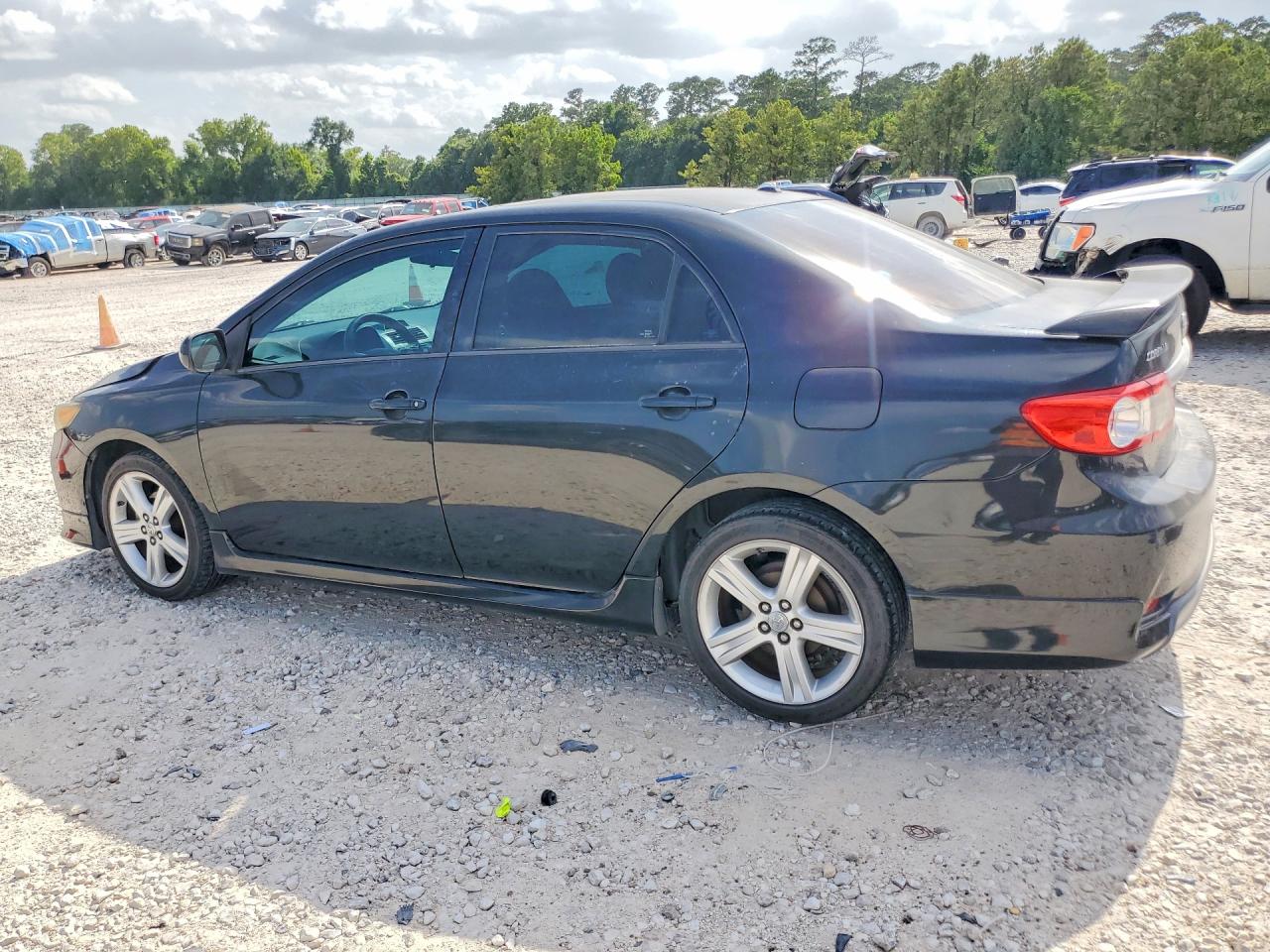 2013 Toyota Corolla S Black vin: 5YFBU4EE1DP084057