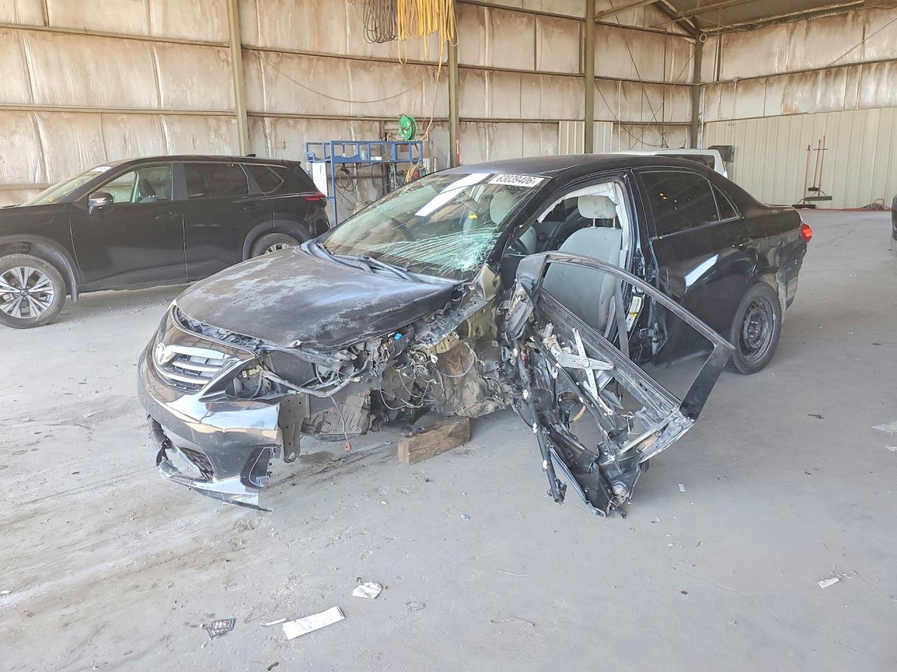 2013 Toyota Corolla Le Black vin: 5YFBU4EE1DP086908