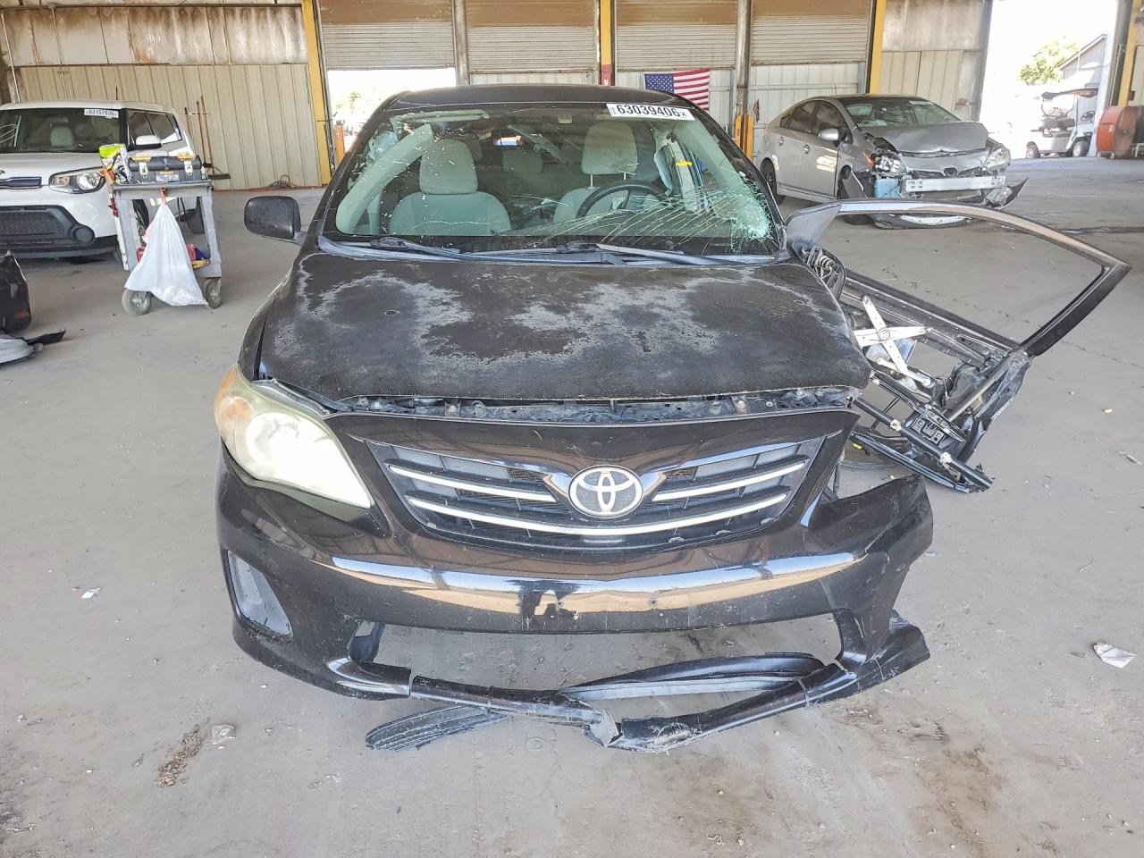 2013 Toyota Corolla Le Black vin: 5YFBU4EE1DP086908