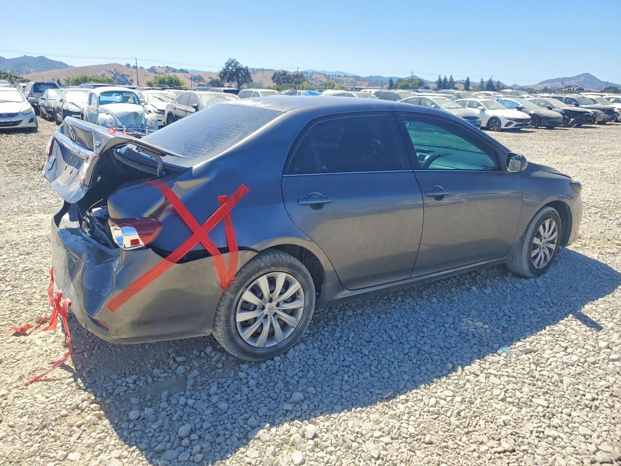 2013 Toyota Corolla Le Gray vin: 5YFBU4EE1DP089839