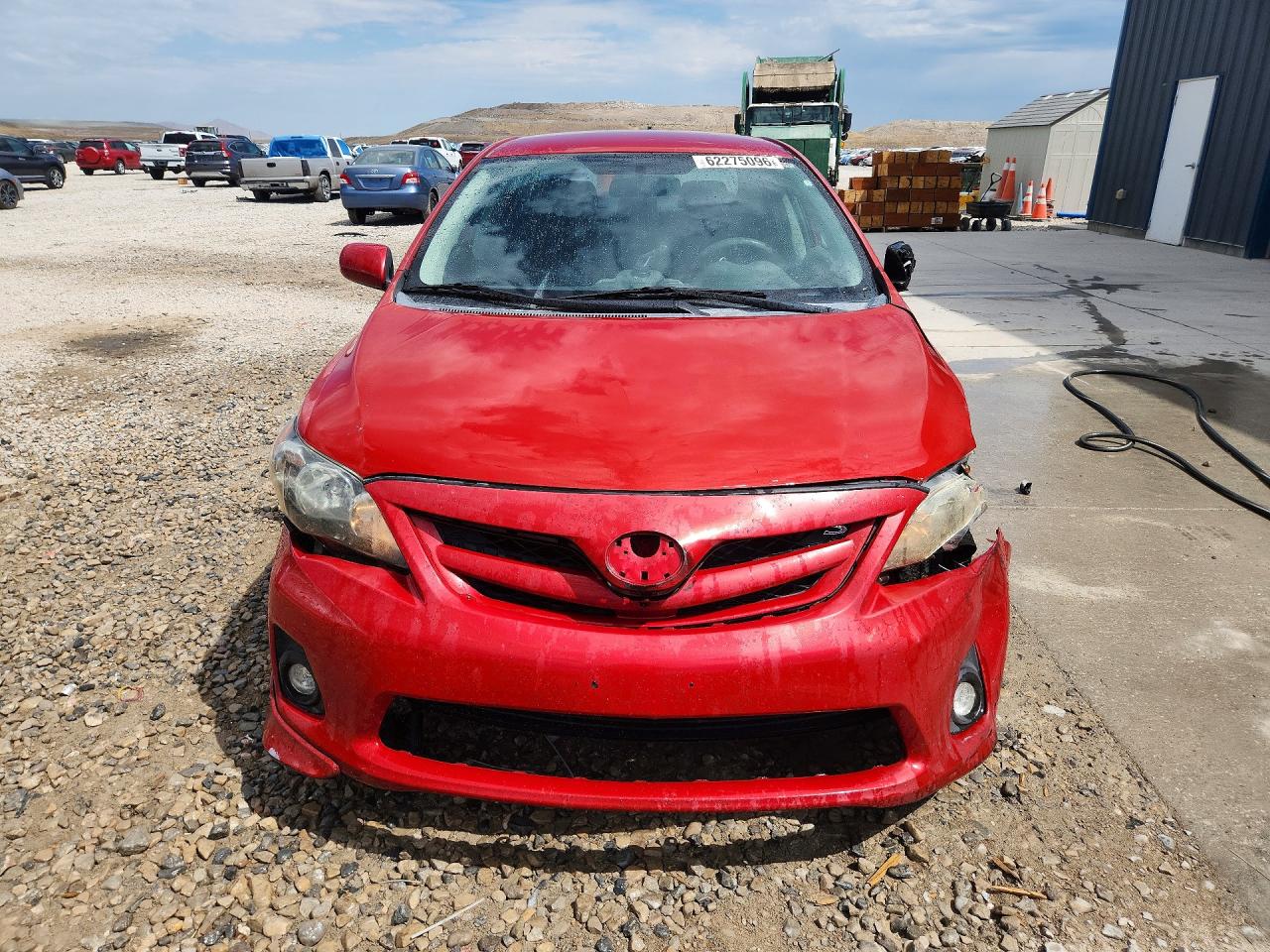 2013 Toyota Corolla S Burgundy vin: 5YFBU4EE1DP090523