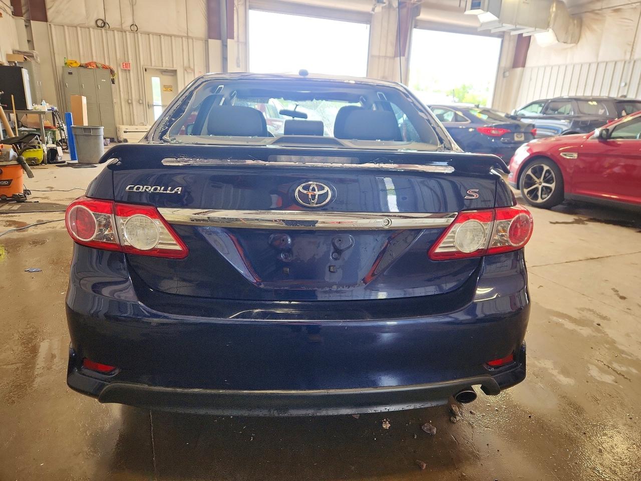 2013 Toyota Corolla S Blue vin: 5YFBU4EE1DP095334