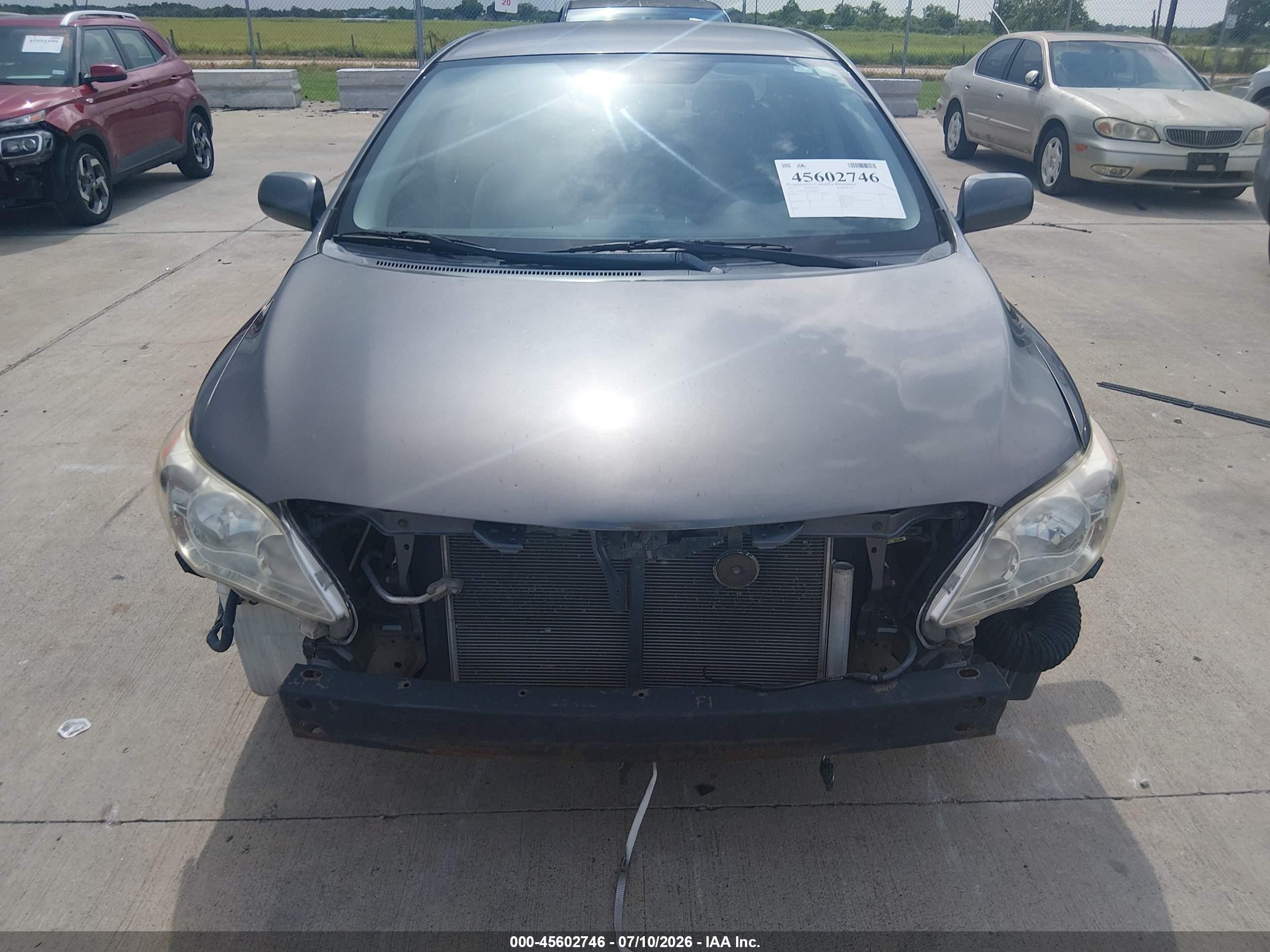 2013 Toyota Corolla L Gray vin: 5YFBU4EE1DP098251