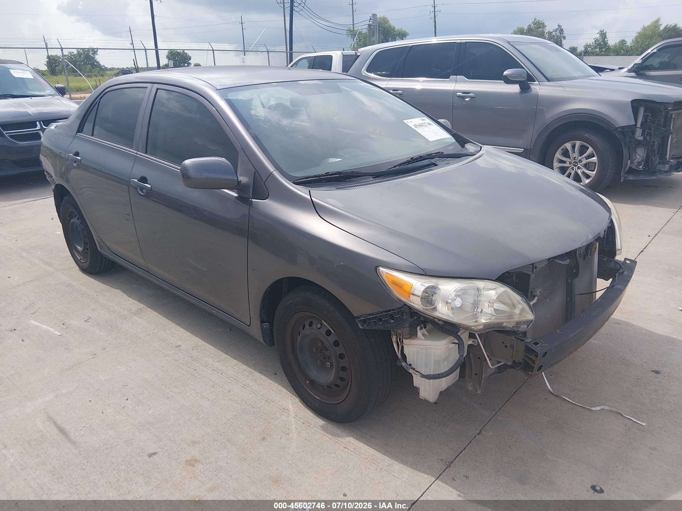 2013 Toyota Corolla L Gray vin: 5YFBU4EE1DP098251