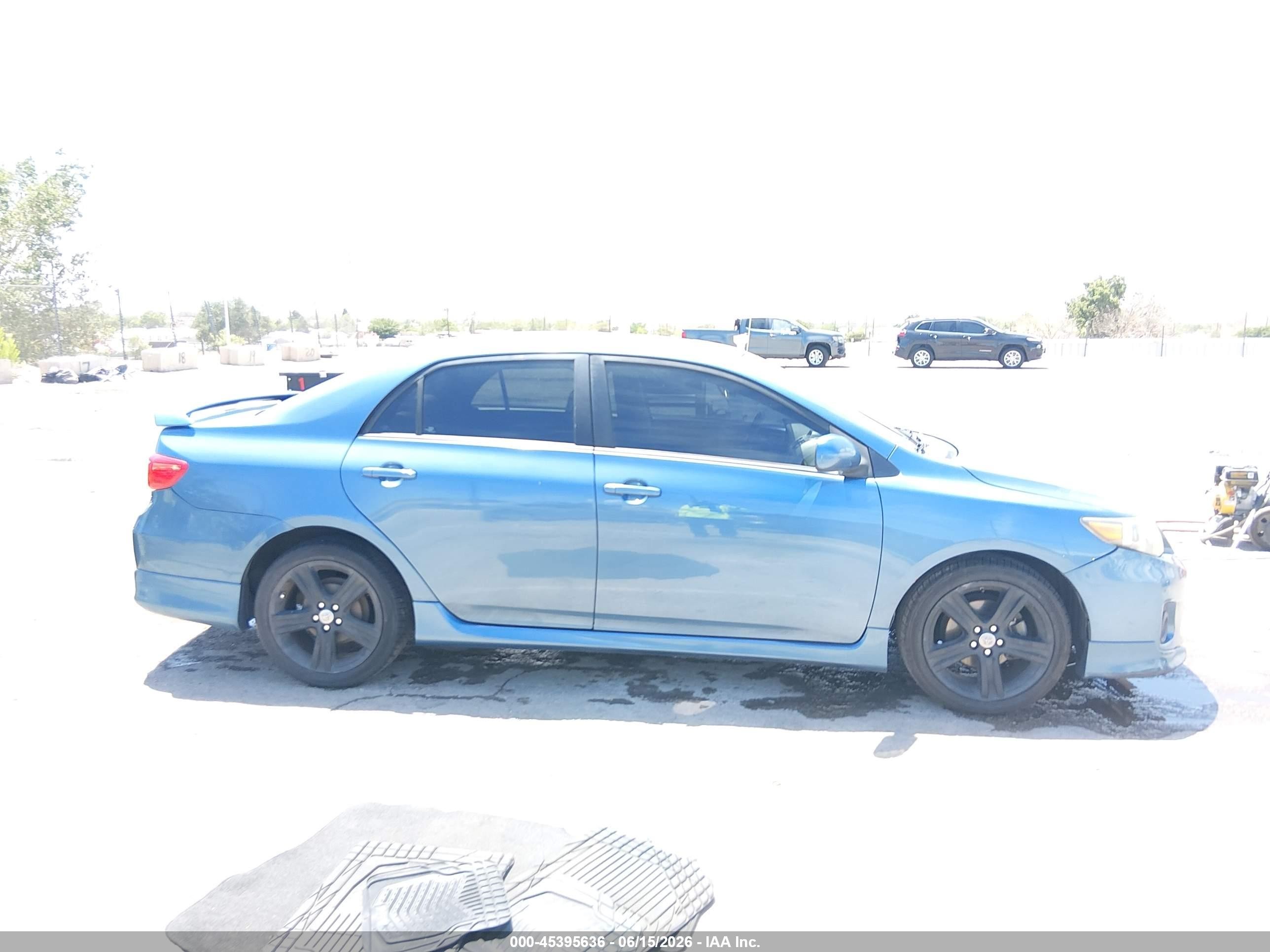 2013 Toyota Corolla S Blue vin: 5YFBU4EE1DP107479