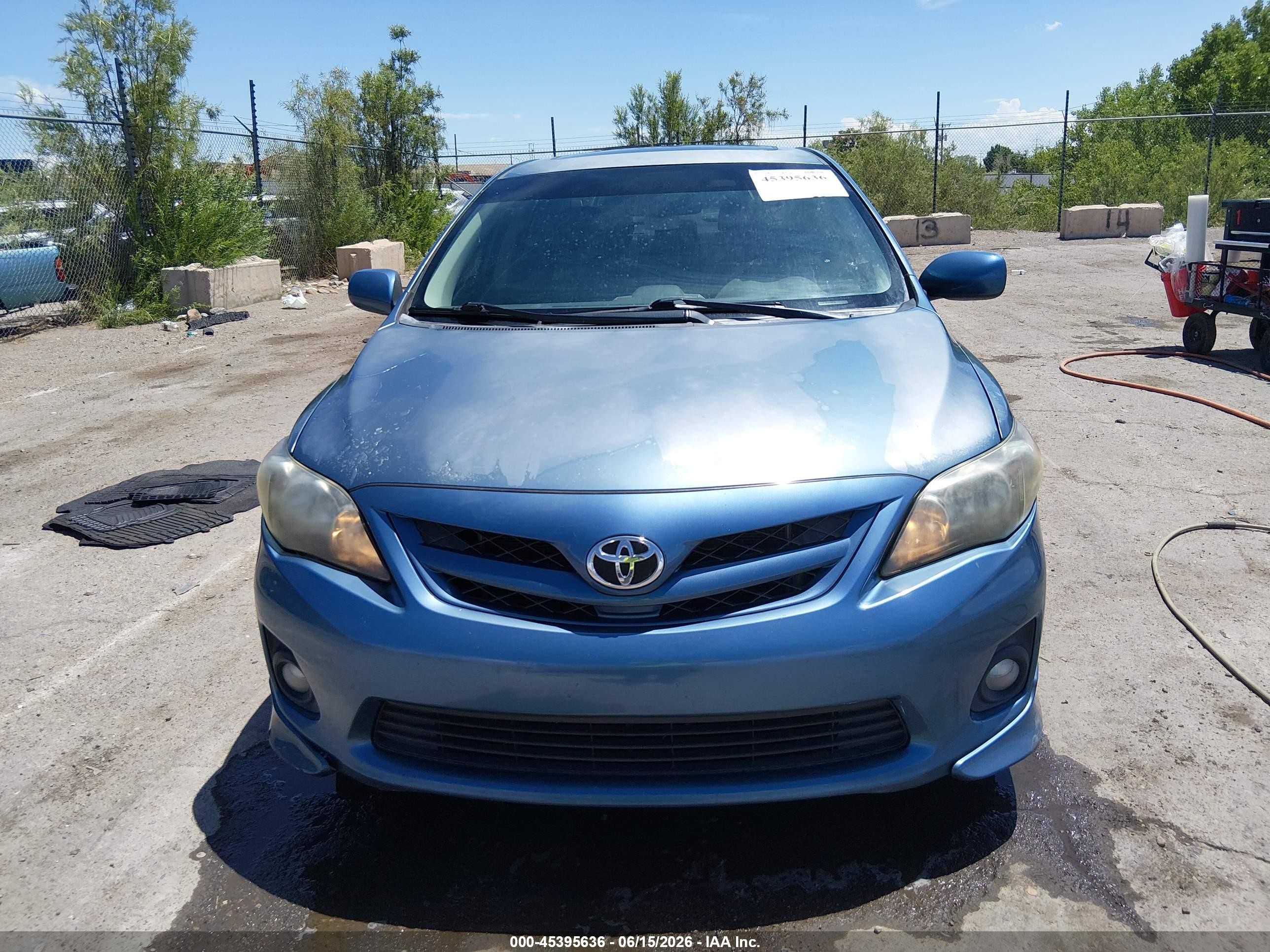 2013 Toyota Corolla S Blue vin: 5YFBU4EE1DP107479