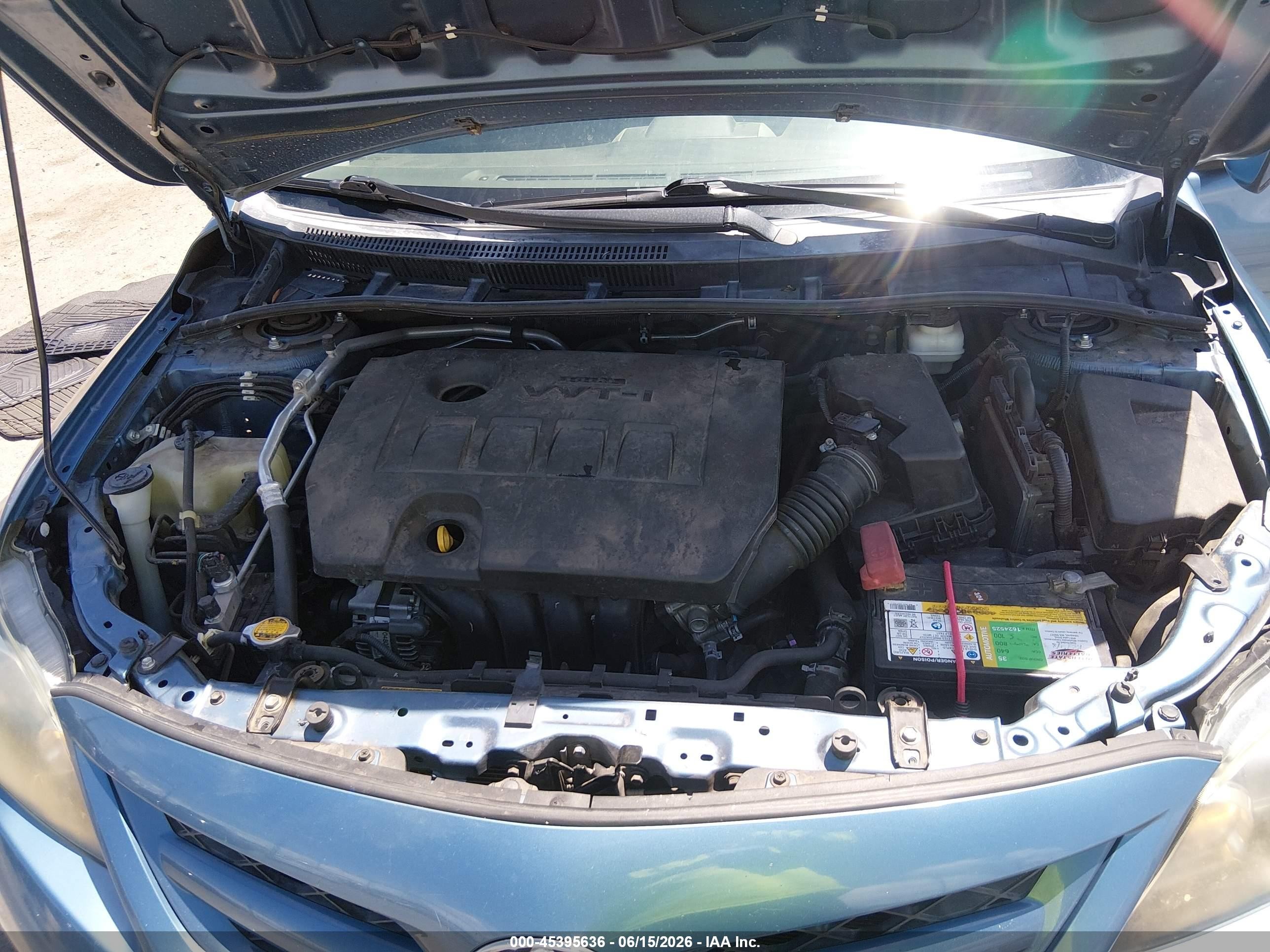 2013 Toyota Corolla S Blue vin: 5YFBU4EE1DP107479