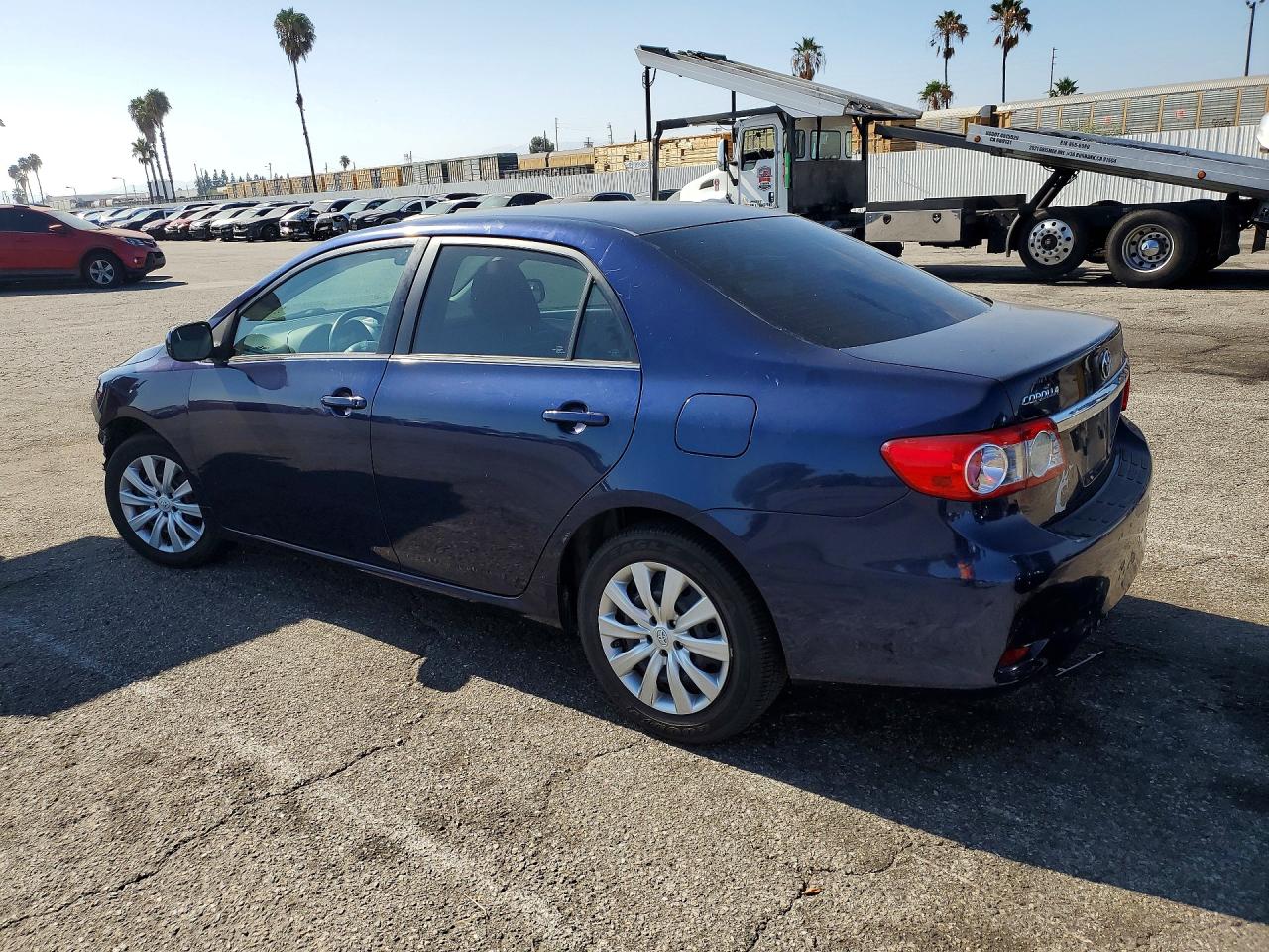 2013 Toyota Corolla Le Blue vin: 5YFBU4EE1DP117607
