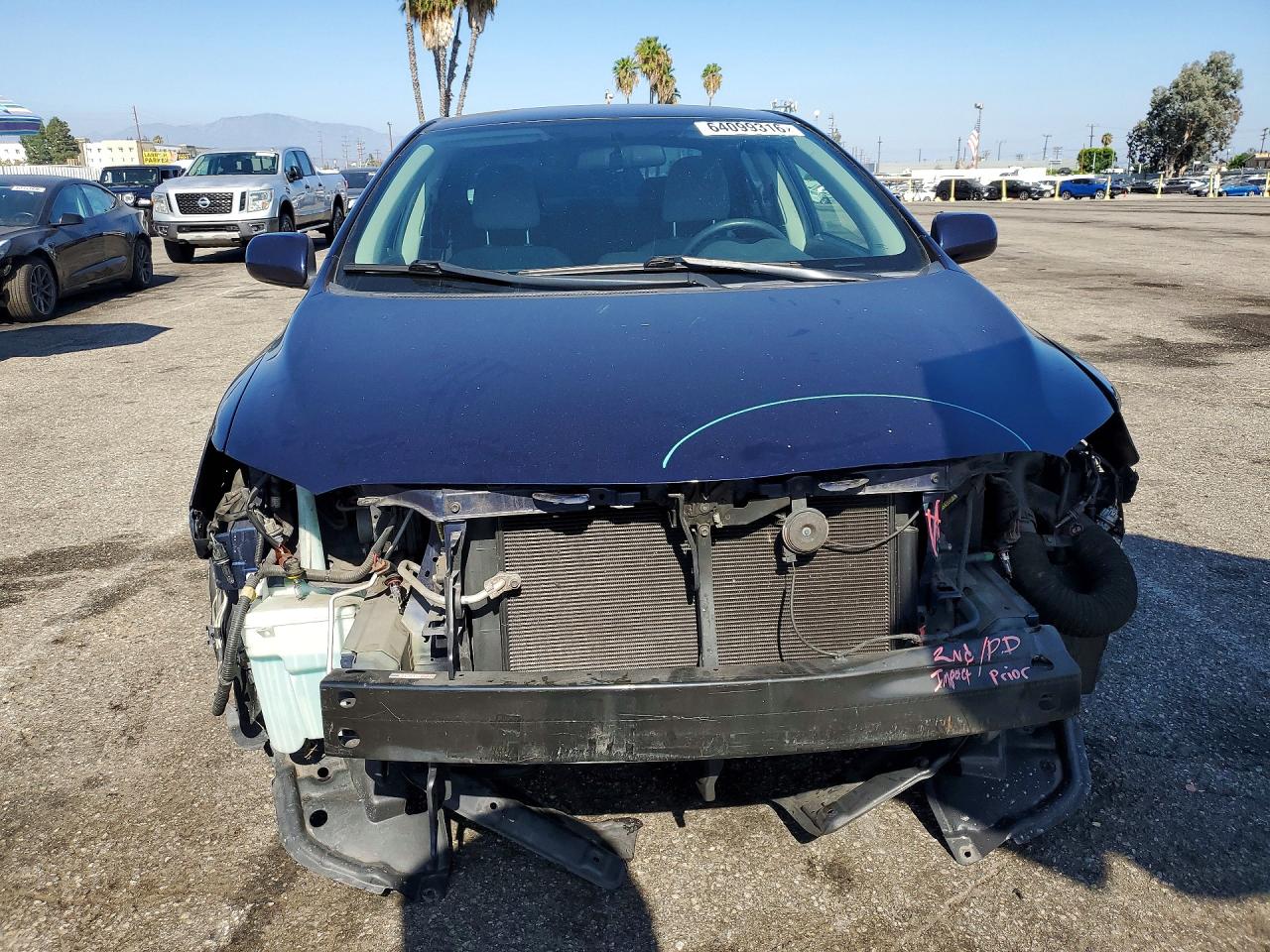 2013 Toyota Corolla Le Blue vin: 5YFBU4EE1DP117607