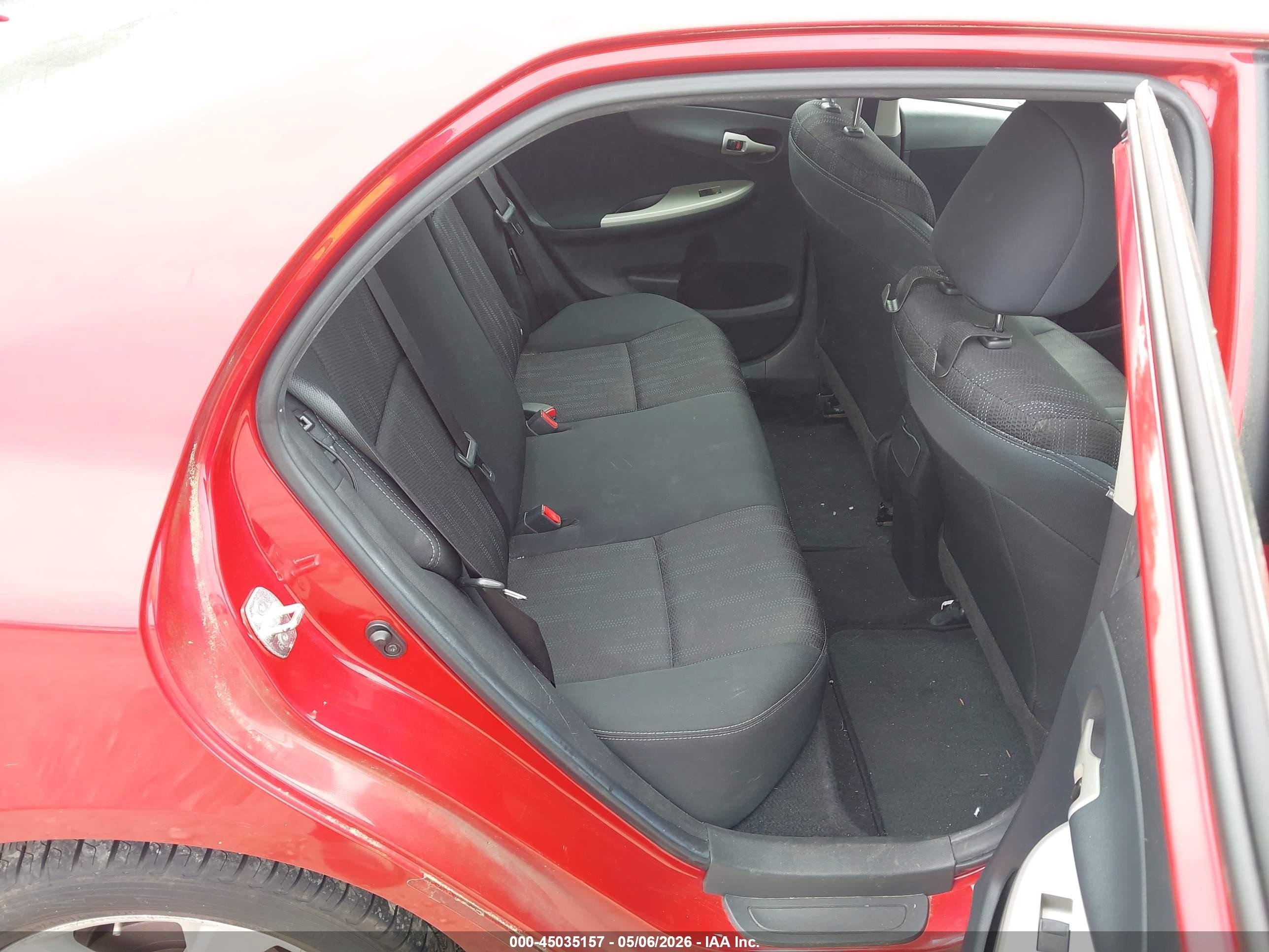 2013 Toyota Corolla S Red vin: 5YFBU4EE1DP135105