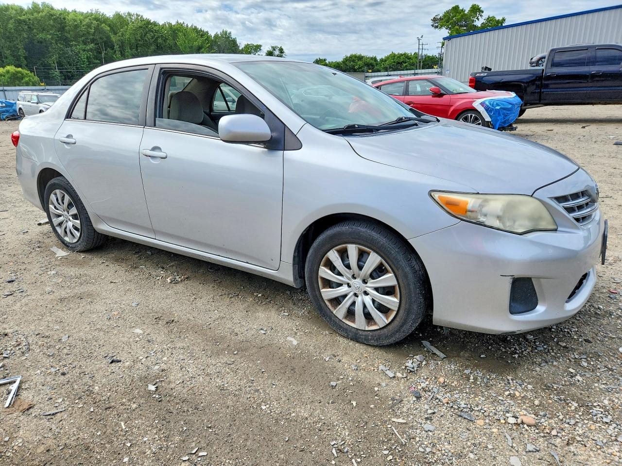 2013 Toyota Corolla Le Silver vin: 5YFBU4EE1DP135914