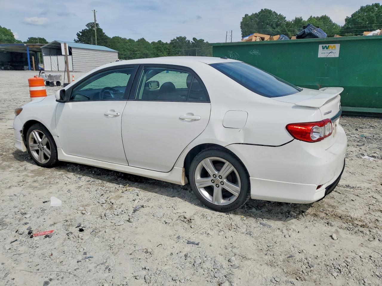 2013 Toyota Corolla S White vin: 5YFBU4EE1DP141230