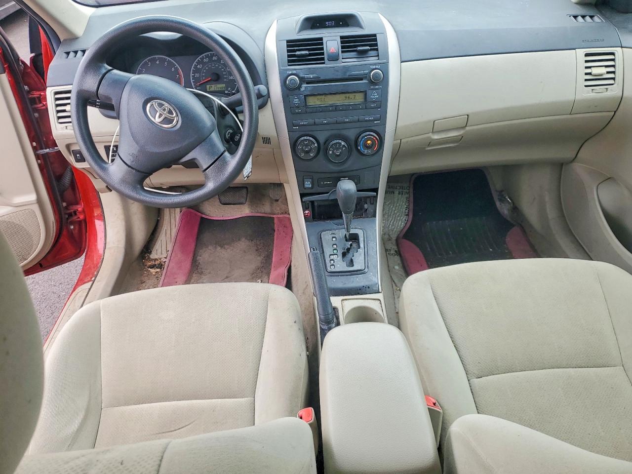 2013 Toyota Corolla L Красный vin: 5YFBU4EE1DP152860