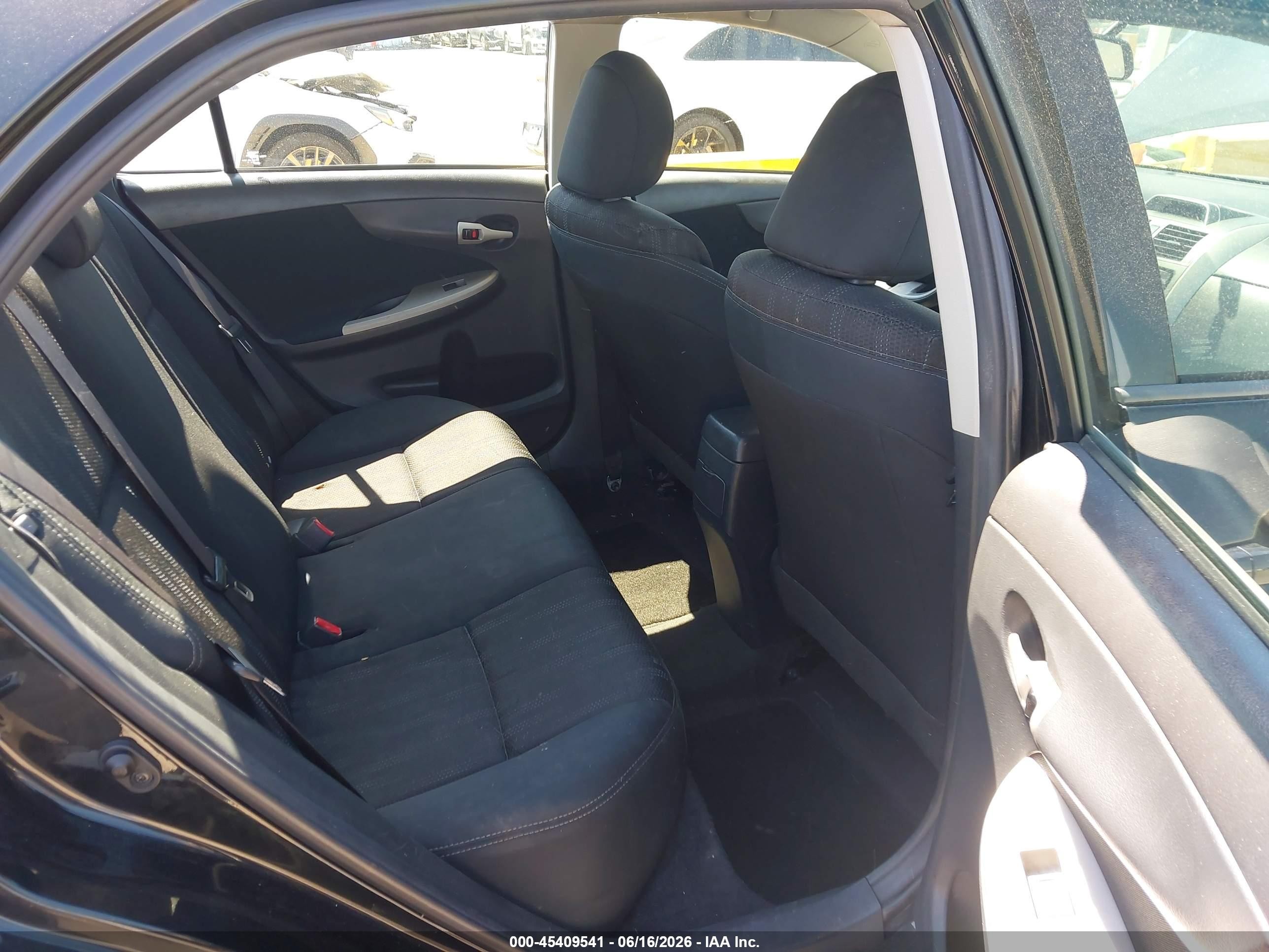 2013 Toyota Corolla S Black vin: 5YFBU4EE1DP155175