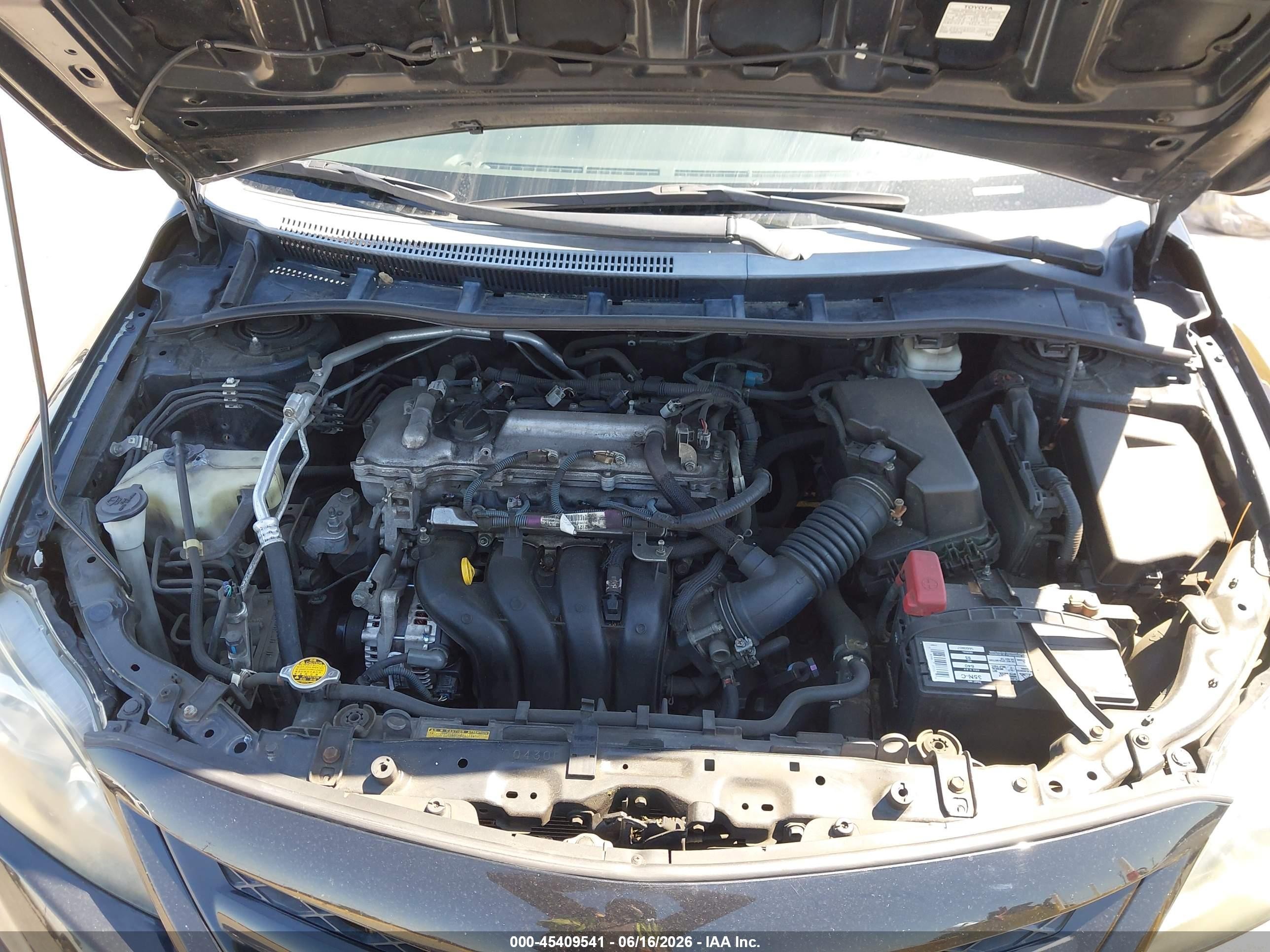 2013 Toyota Corolla S Black vin: 5YFBU4EE1DP155175