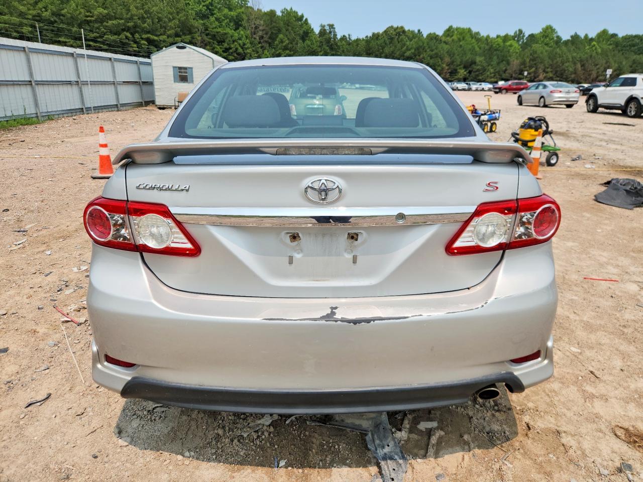 2013 Toyota Corolla S Серебряный vin: 5YFBU4EE1DP159209