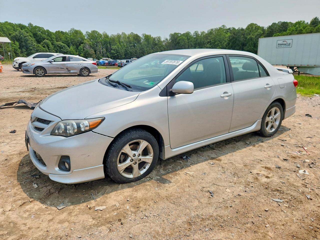 2013 Toyota Corolla S Серебряный vin: 5YFBU4EE1DP159209