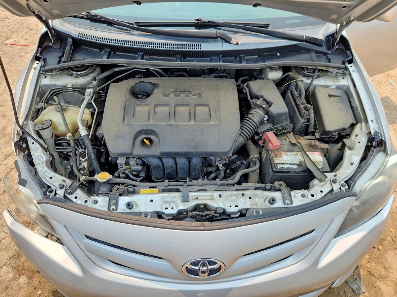 2013 Toyota Corolla S Серебряный vin: 5YFBU4EE1DP159209