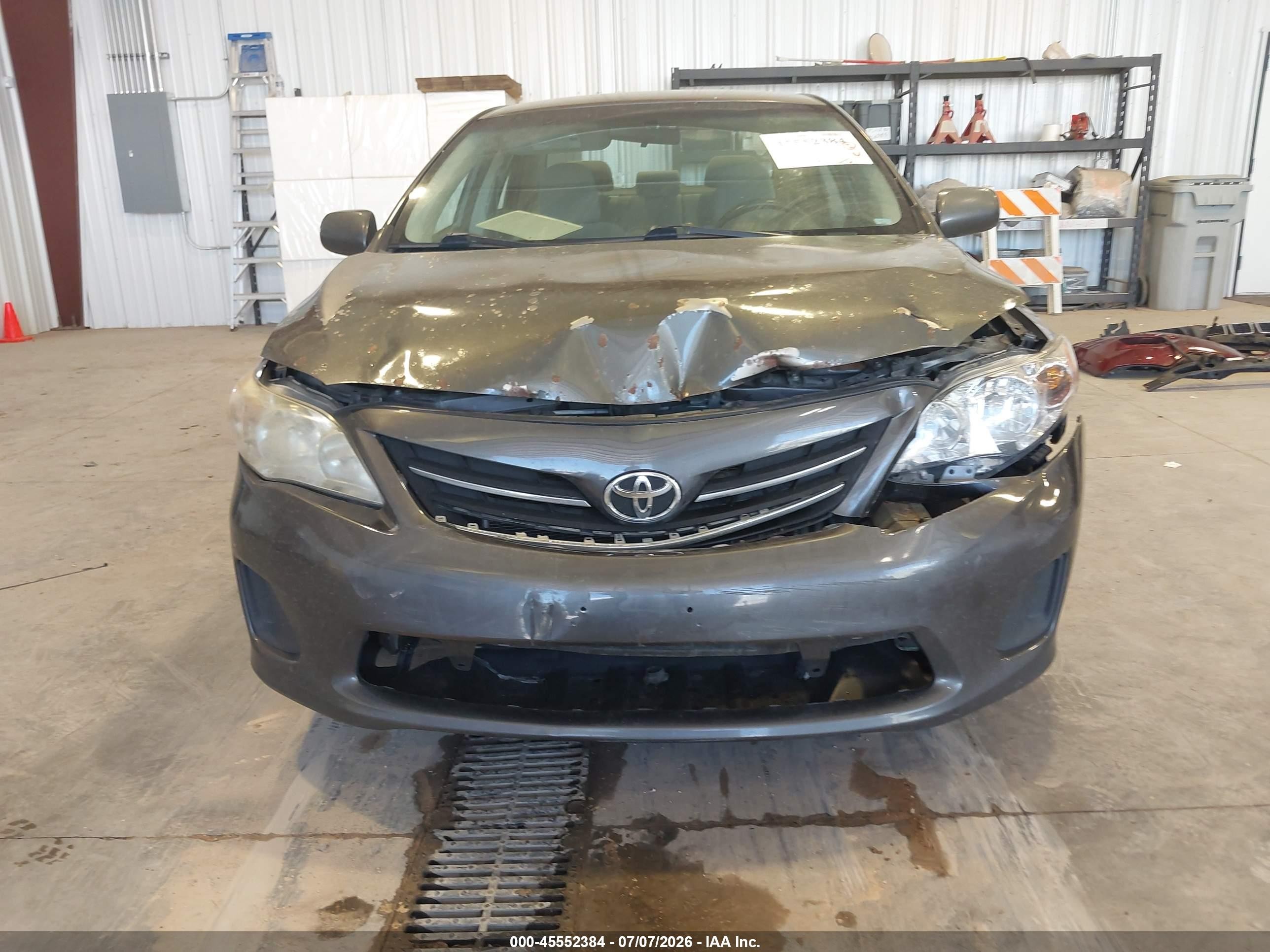 2013 Toyota Corolla Le Gray vin: 5YFBU4EE1DP159792