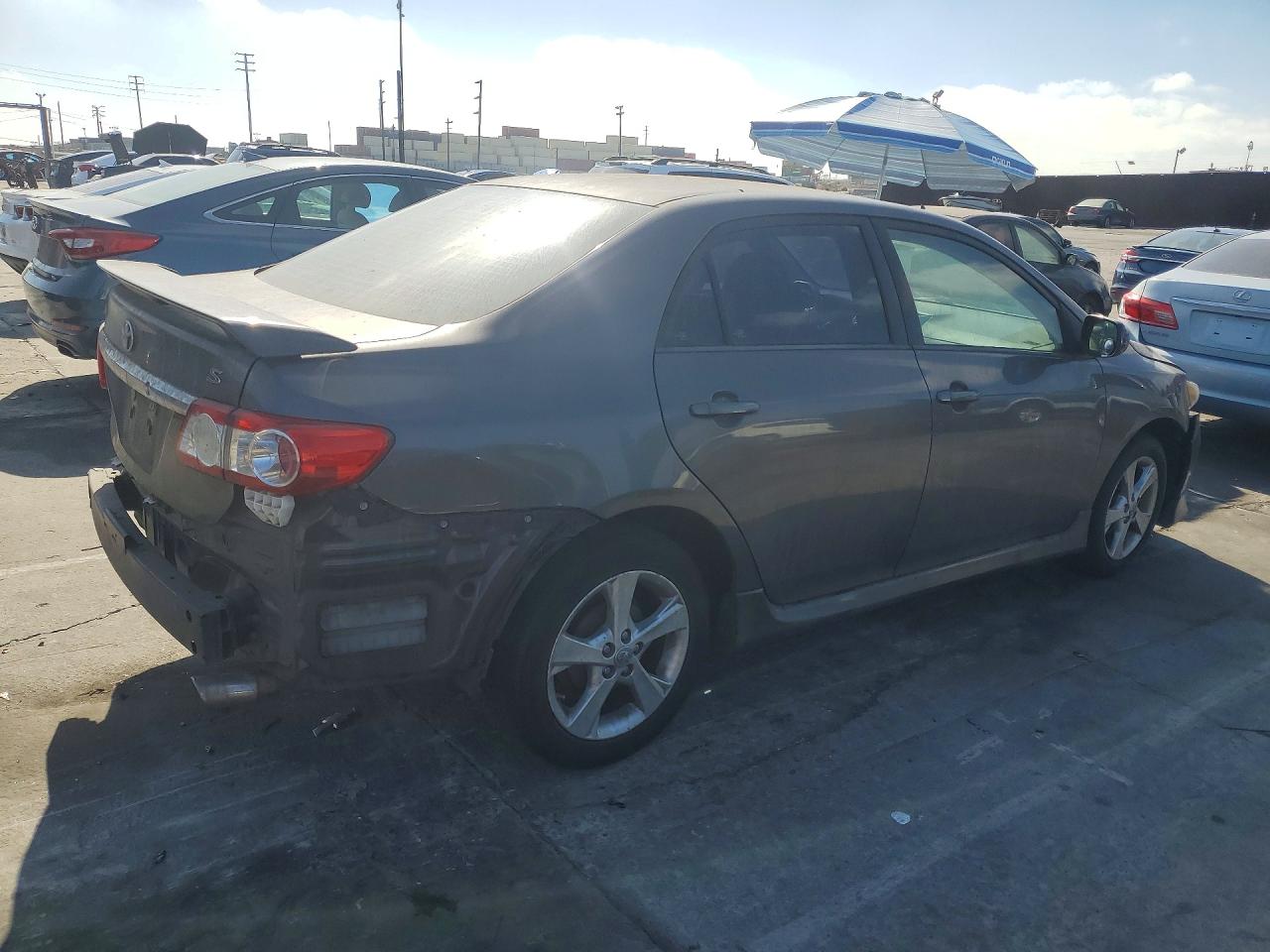 2013 Toyota Corolla S Серый vin: 5YFBU4EE1DP161302