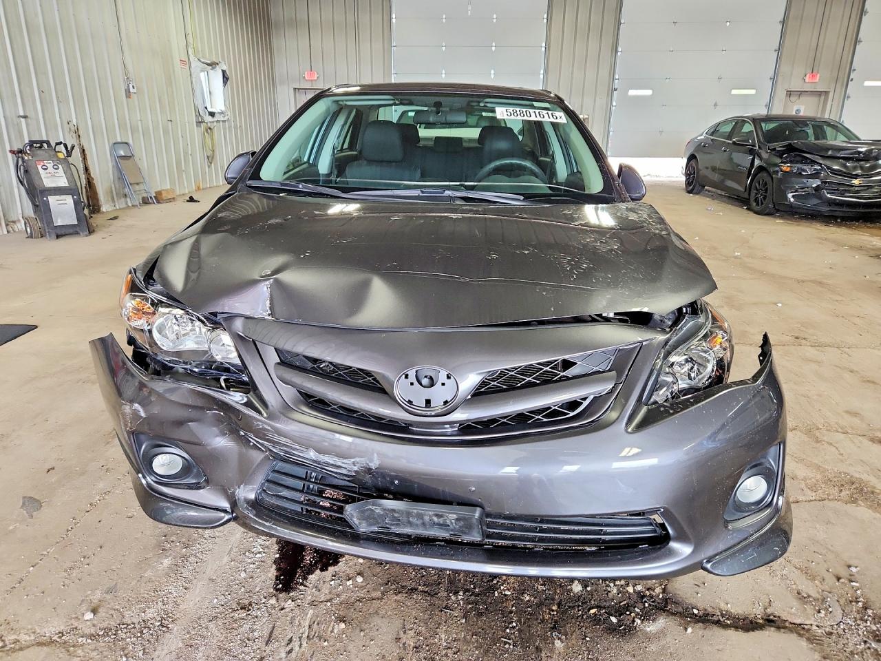 2013 Toyota Corolla S Gray vin: 5YFBU4EE1DP168492