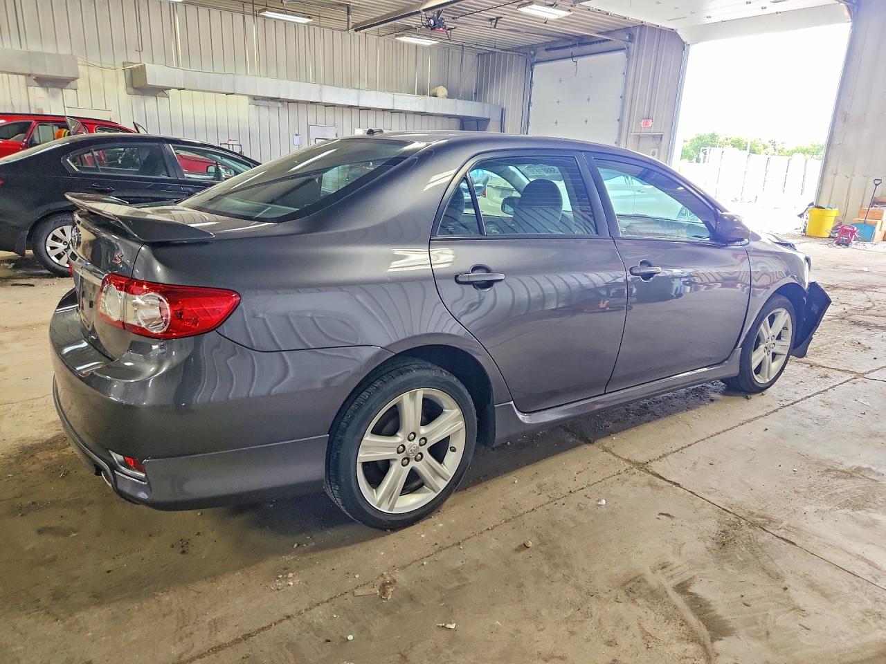 2013 Toyota Corolla S Gray vin: 5YFBU4EE1DP168492