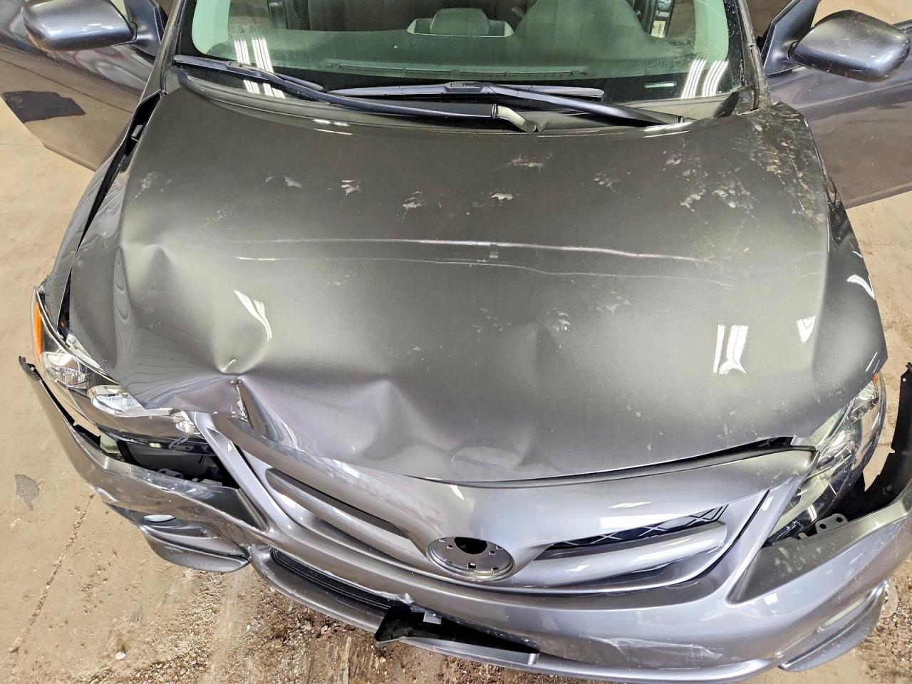 2013 Toyota Corolla S Gray vin: 5YFBU4EE1DP168492