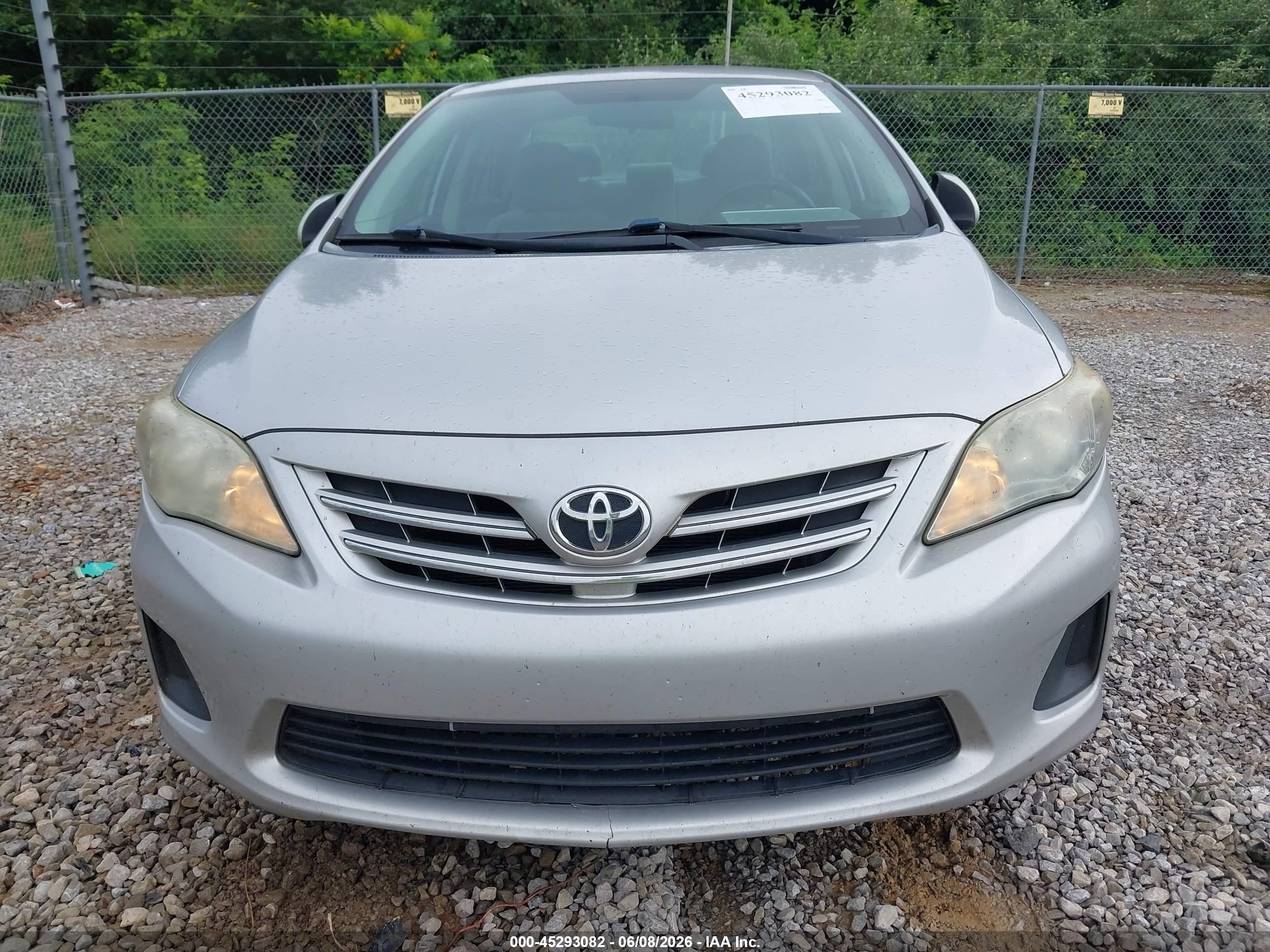 2013 Toyota Corolla Le Silver vin: 5YFBU4EE1DP171618