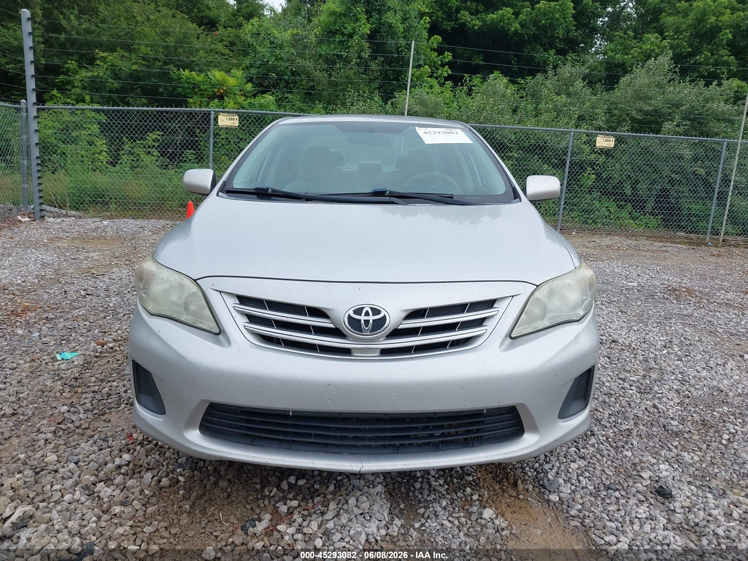 2013 Toyota Corolla Le Silver vin: 5YFBU4EE1DP171618