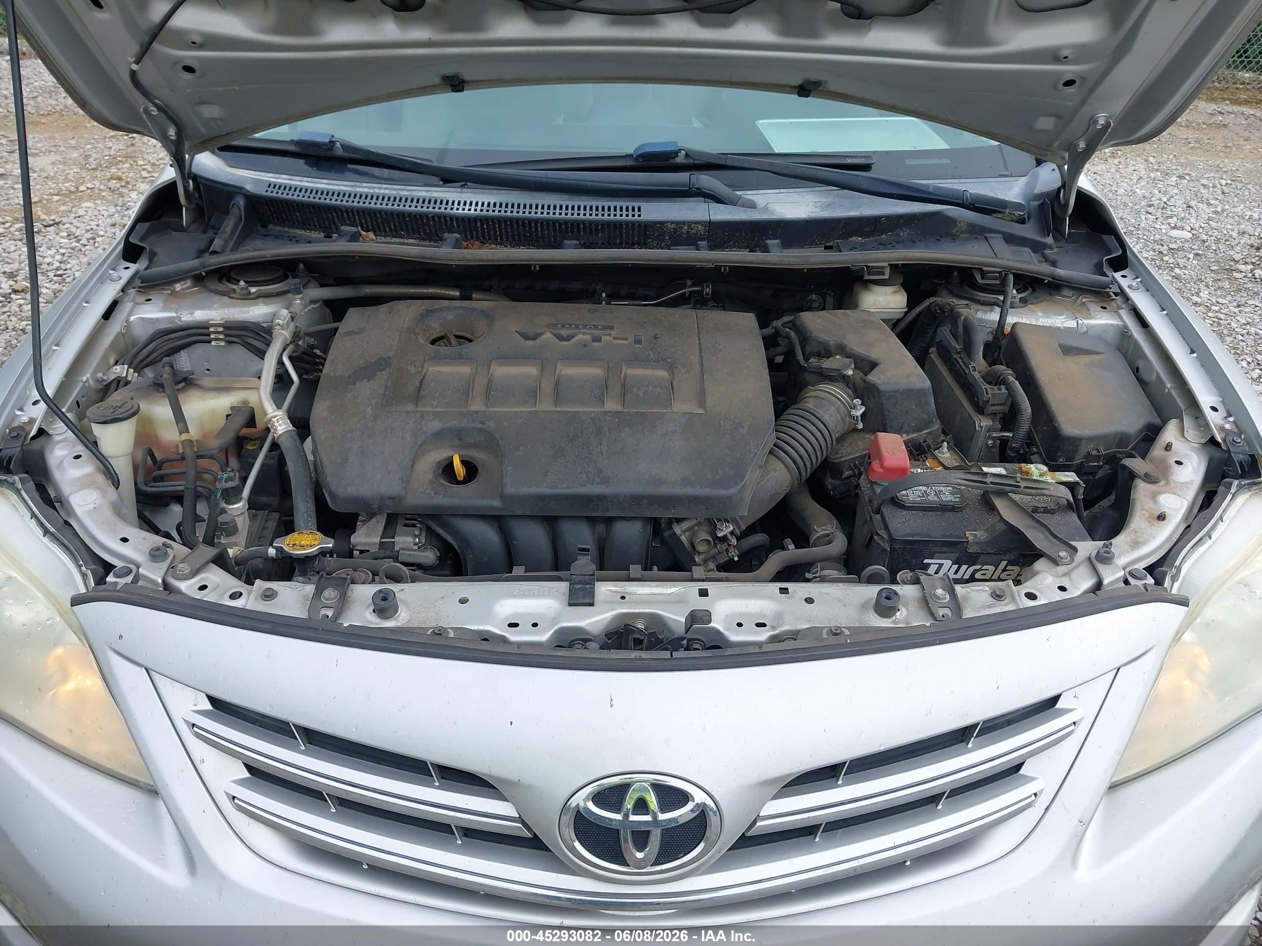 2013 Toyota Corolla Le Silver vin: 5YFBU4EE1DP171618
