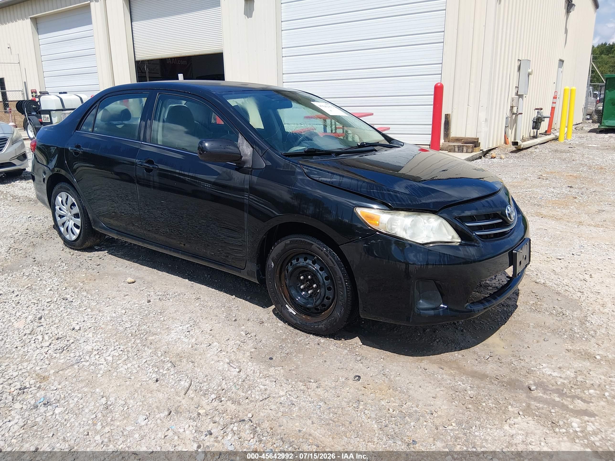 2013 Toyota Corolla Le Black vin: 5YFBU4EE1DP177001