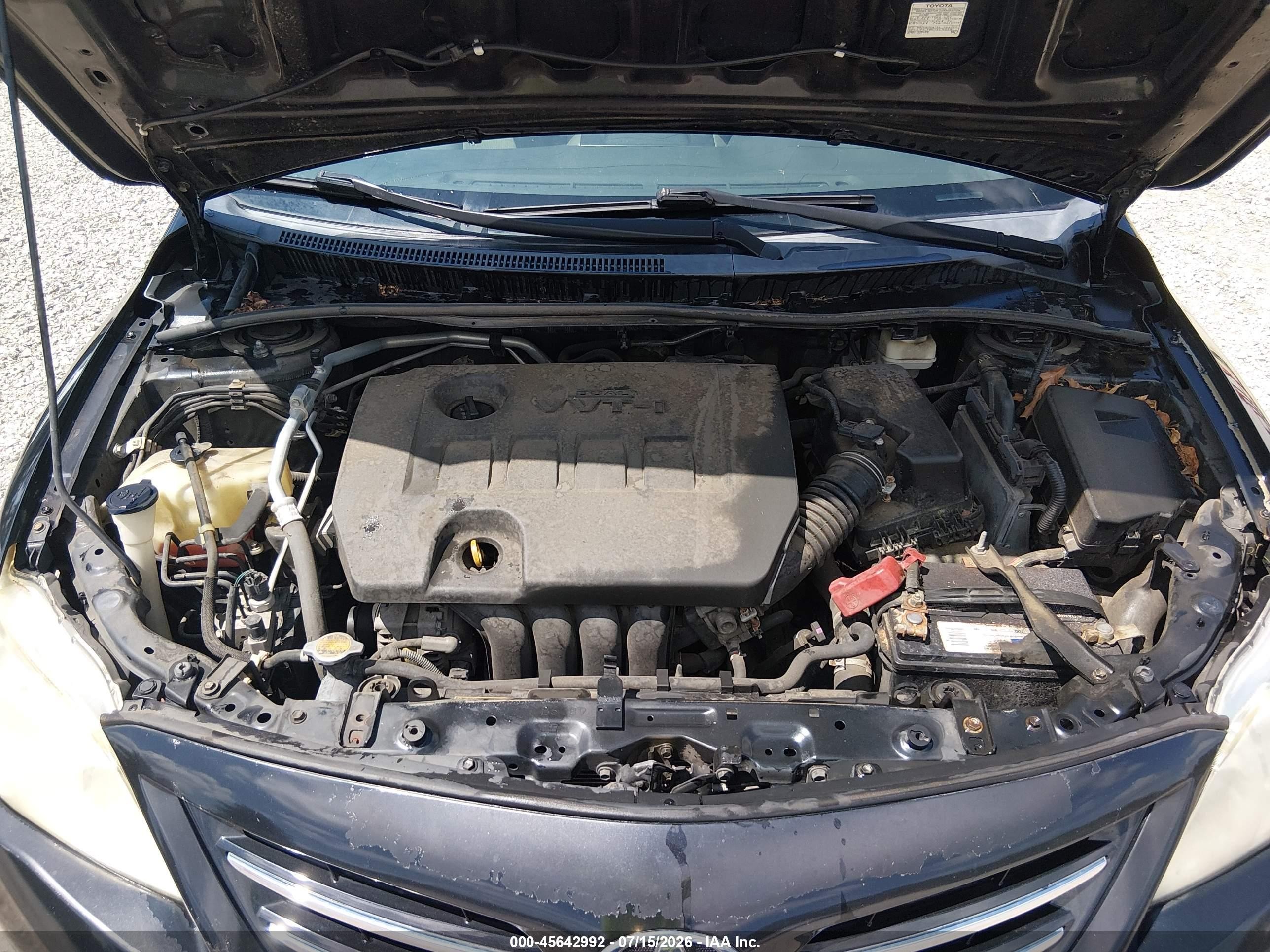 2013 Toyota Corolla Le Black vin: 5YFBU4EE1DP177001